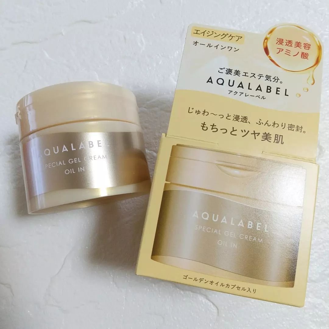 スペシャルジェルクリーム　ＥＸ　（オイルイン）/アクアレーベル/オールインワン化粧品を使ったクチコミ（2枚目）