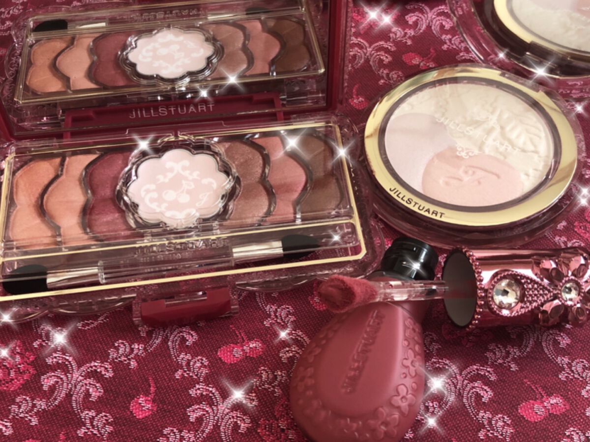 ジルスチュアート ミッドナイトチェリー コレクション/JILL STUART/メイクアップキットを使ったクチコミ(2枚目)