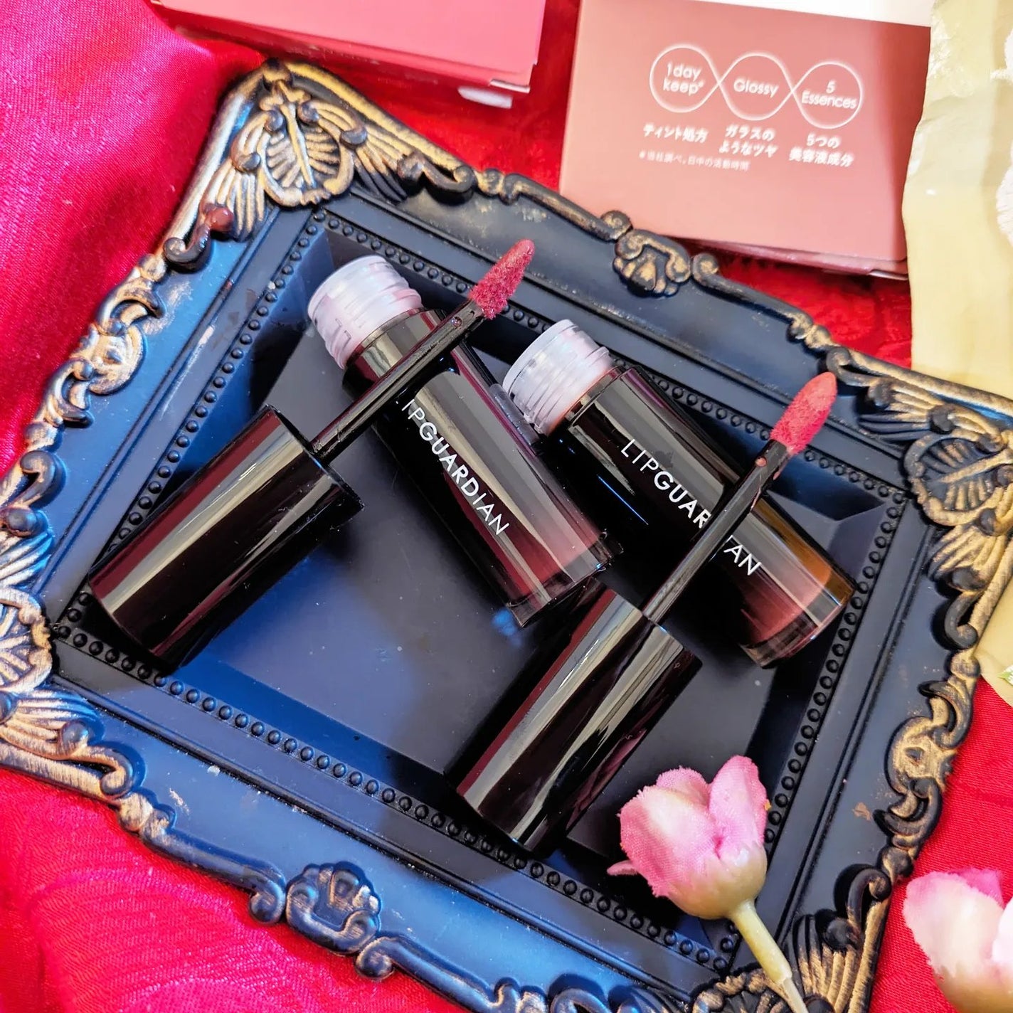 グロウラッピングティント/LIPGUARDIAN/リップティントを使ったクチコミ(4枚目)