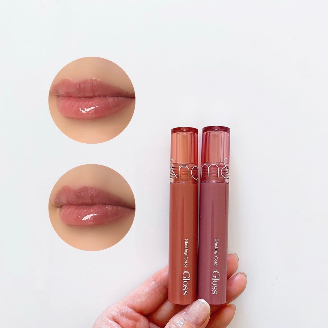 グラスティングカラーグロス/rom&nd/リップグロスを使ったクチコミ(1枚目)