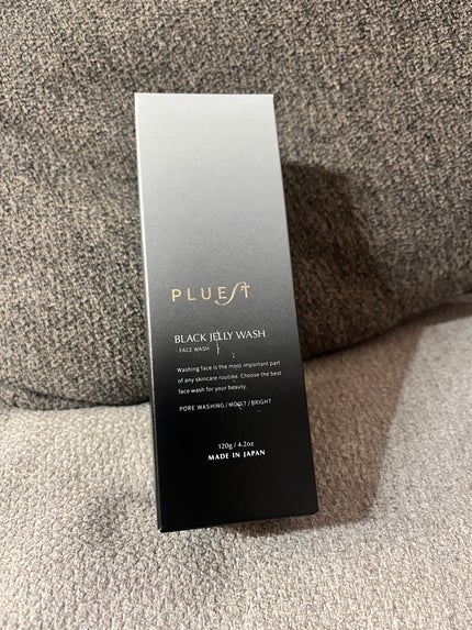 BLACK JELLY WASH(ブラックジェリーウォッシュ)/PLUEST/その他洗顔料を使ったクチコミ(1枚目)