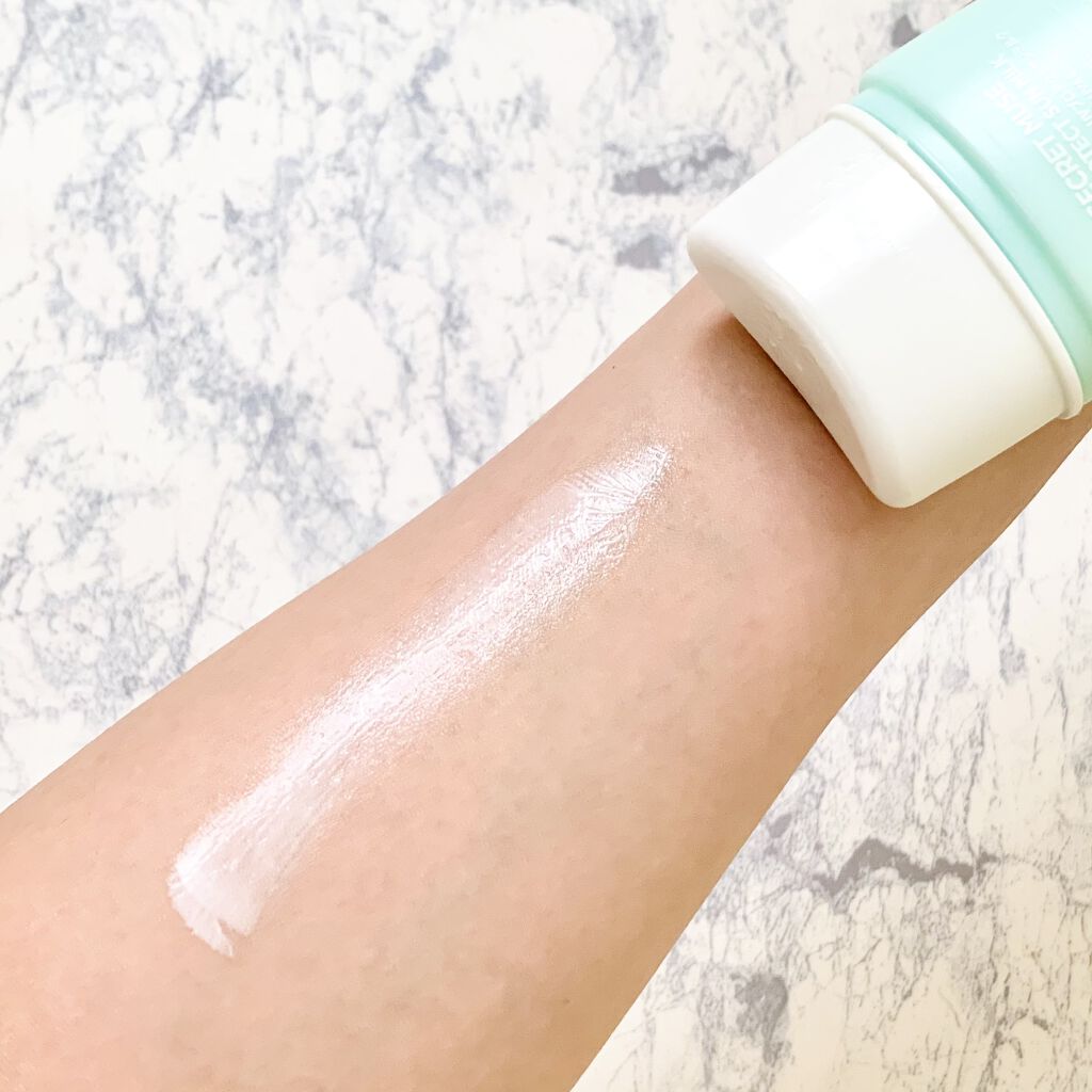 シークレットミューズUVプロテクトサンミルク/SECRET MUSE/日焼け止めミルクを使ったクチコミ（3枚目）