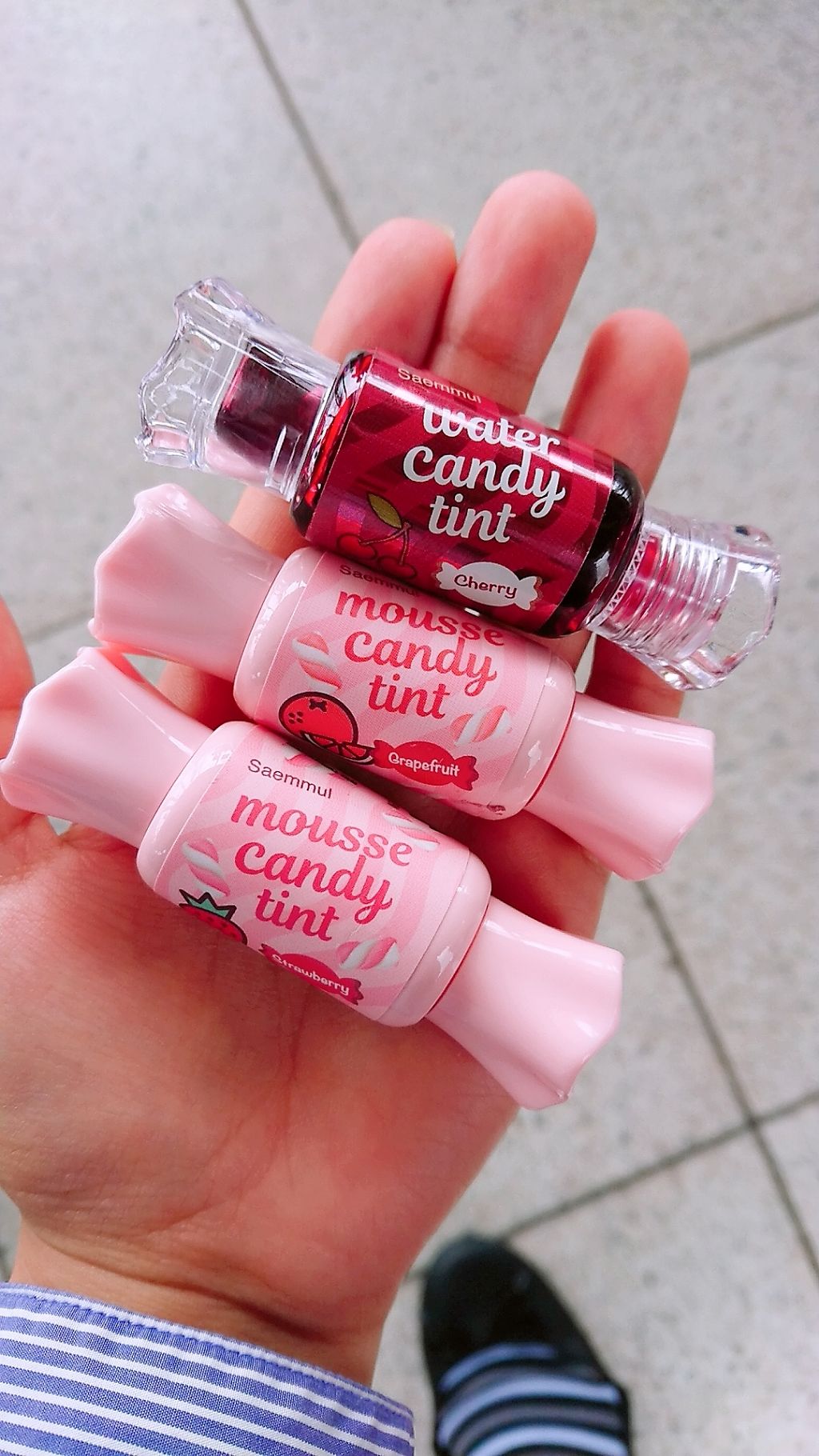 ムース キャンディー ティント/the SAEM/リップティントを使ったクチコミ（1枚目）