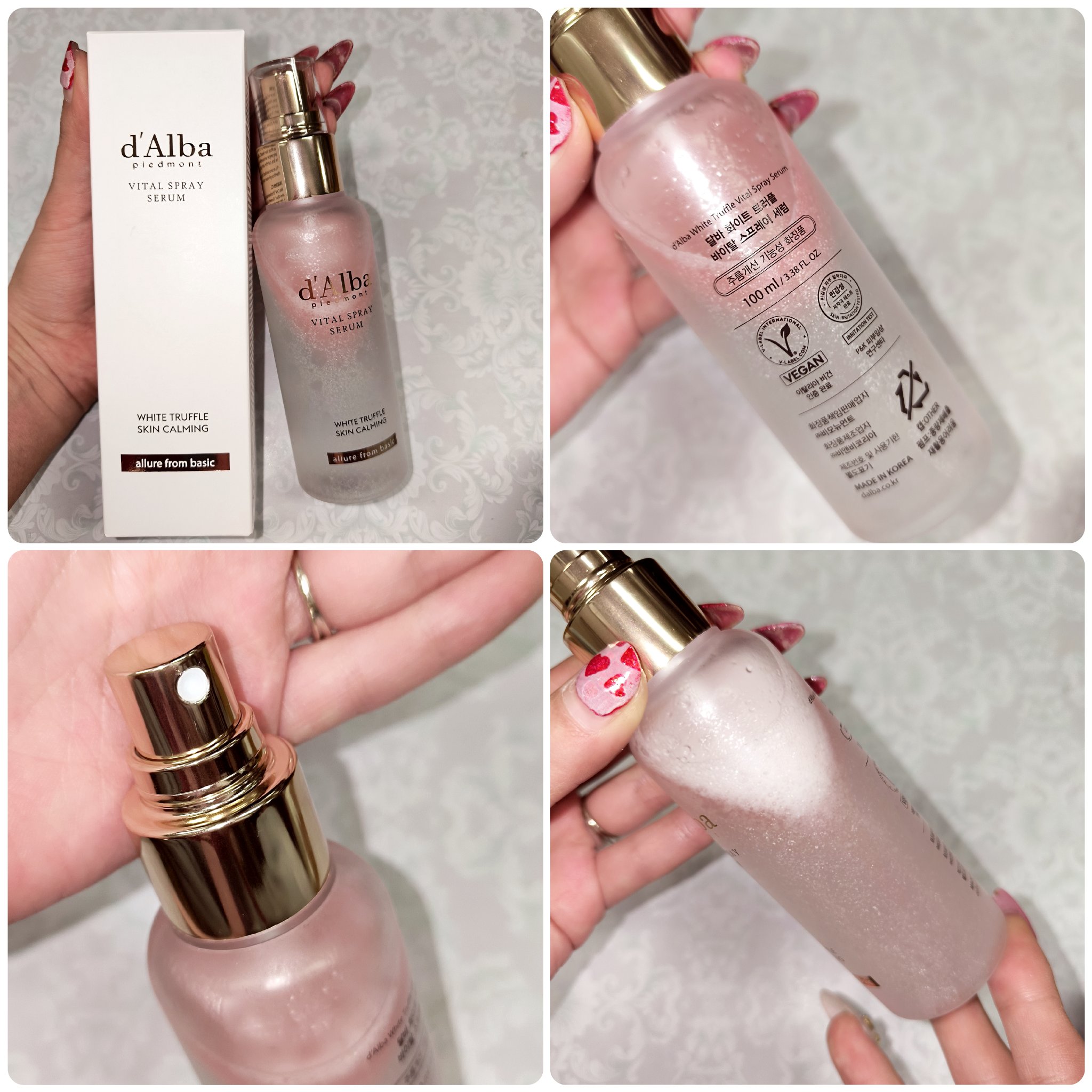 ダルバ ホワイトトリュフバイタルスプレーセラム/ダルバ/ミスト状化粧水を使ったクチコミ（2枚目）