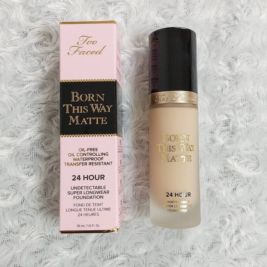 ボーン ディス ウェイ アンディテクタブル 24H マット ファンデーション/Too Faced/リキッドファンデーションを使ったクチコミ(3枚目)