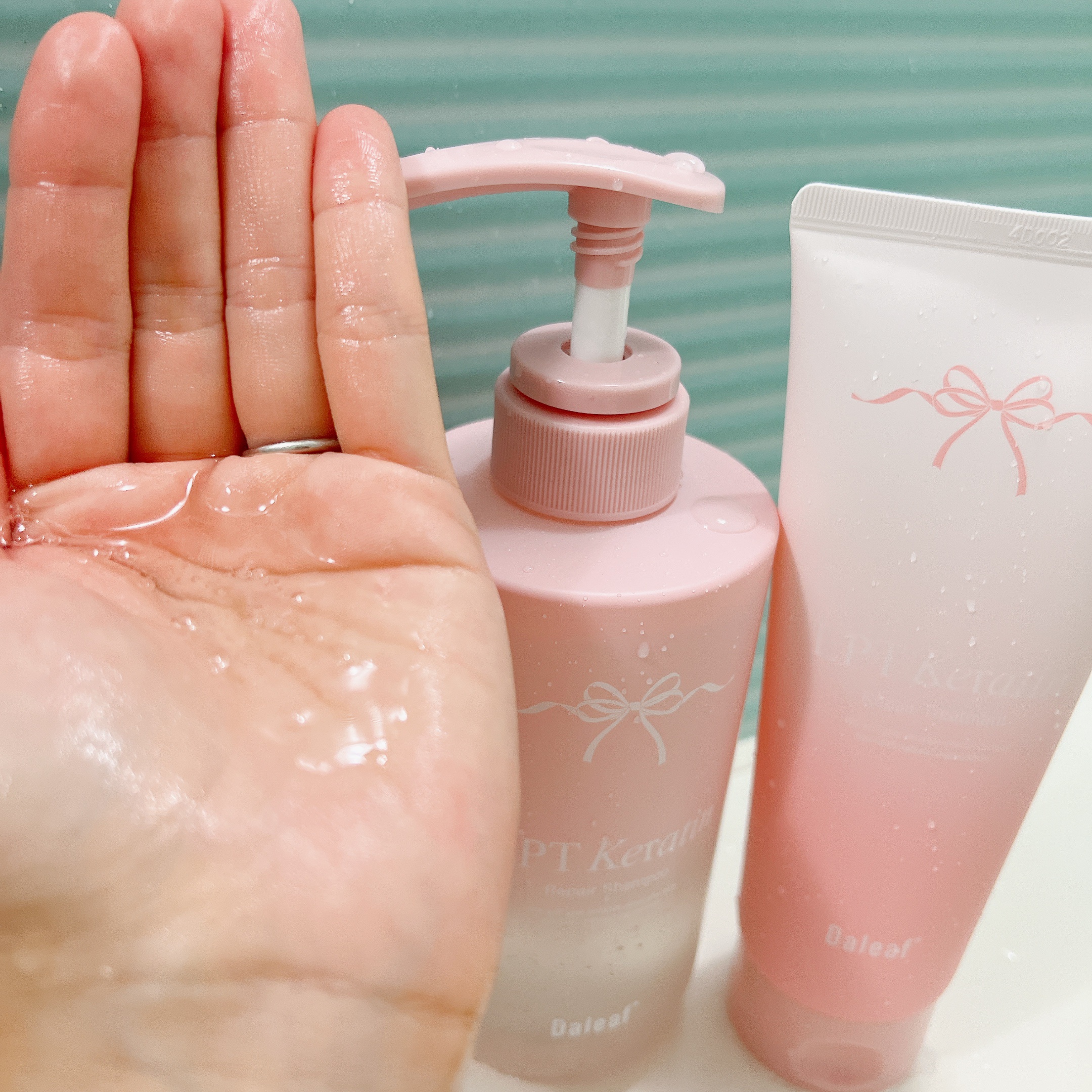 LPTケラチンリペアトリートメント/Daleaf/洗い流すヘアトリートメントを使ったクチコミ（2枚目）