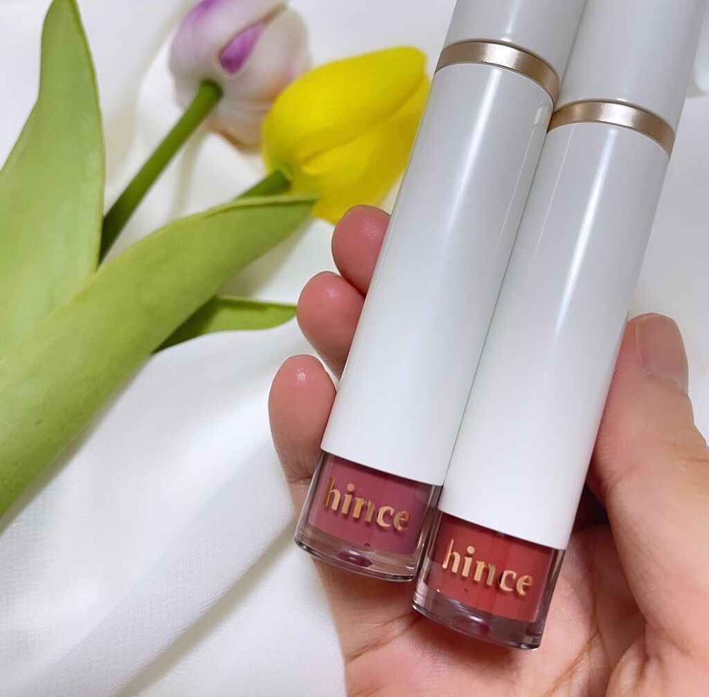 ムードインハンサーウォーターリキッドグロウ/hince/口紅を使ったクチコミ(1枚目)