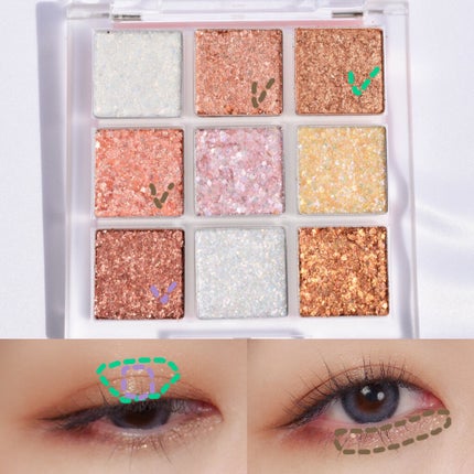 The Bella collection eyeshadow palette/CELEFIT/アイシャドウパレットを使ったクチコミ(6枚目)