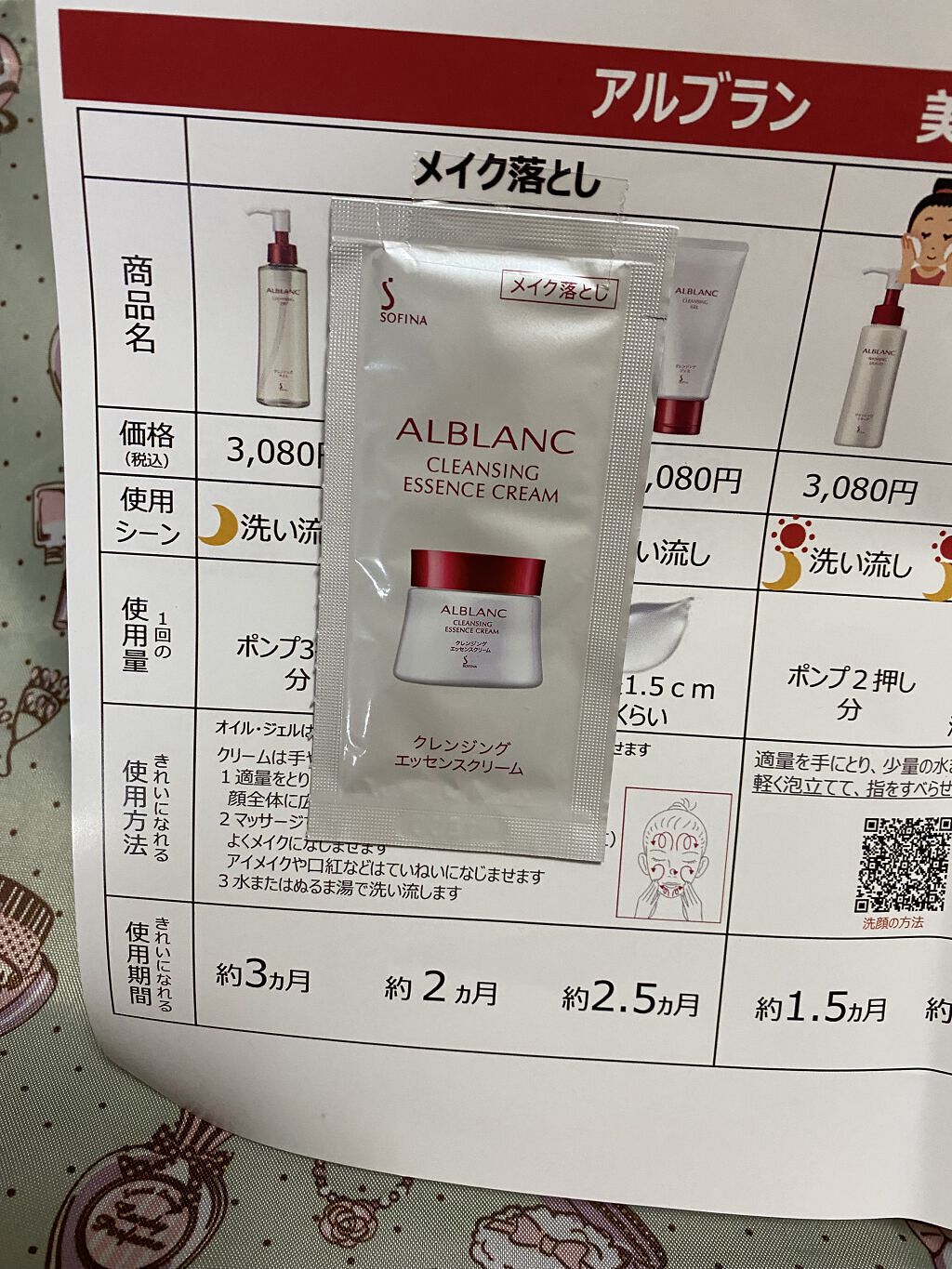 クレンジングエッセンスクリーム/ALBLANC/クレンジングクリームを使ったクチコミ（1枚目）