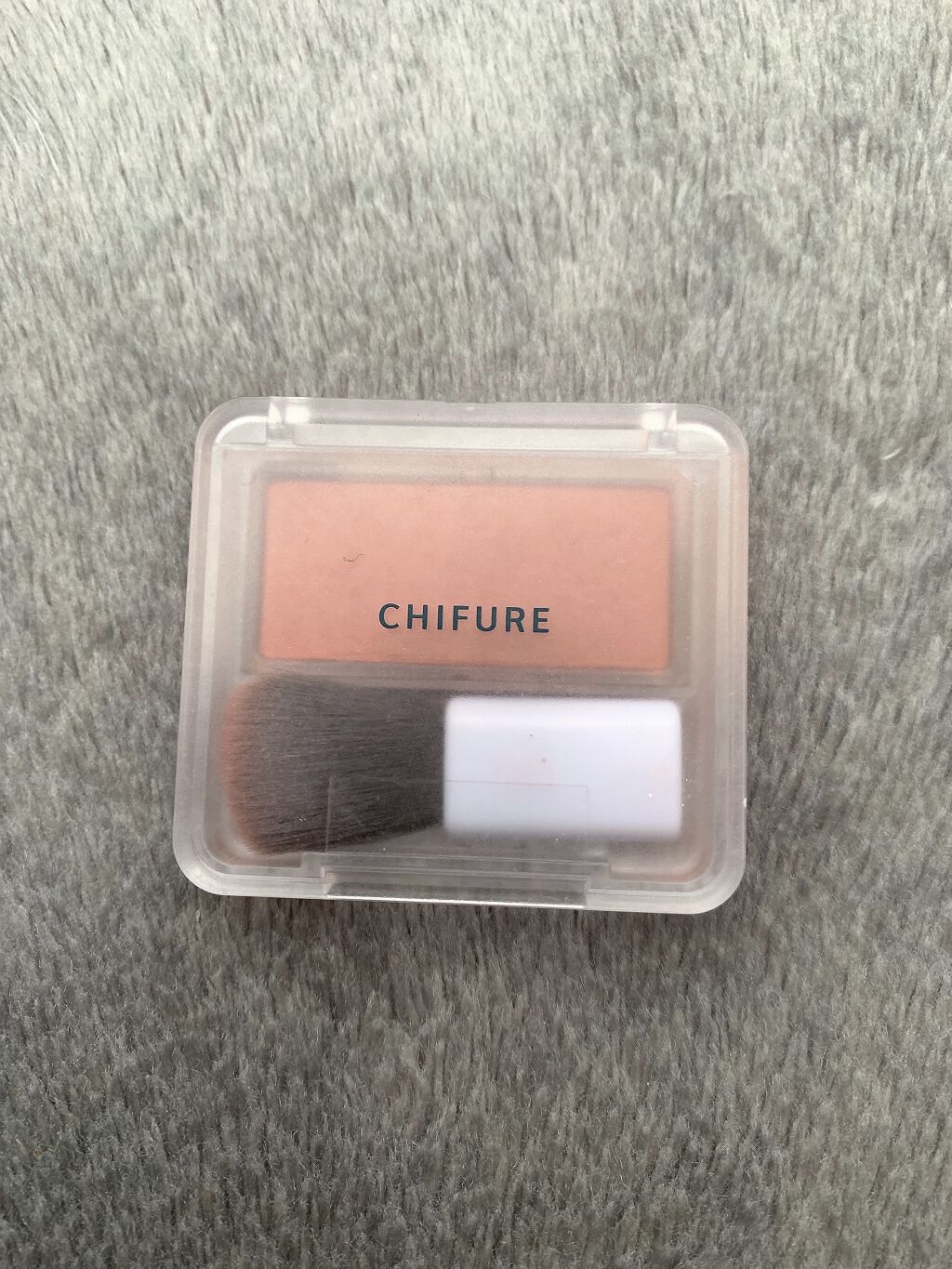 チーク カラー(ブラシ付) 570 レッド系/ちふれ/パウダーチークを使ったクチコミ（1枚目）