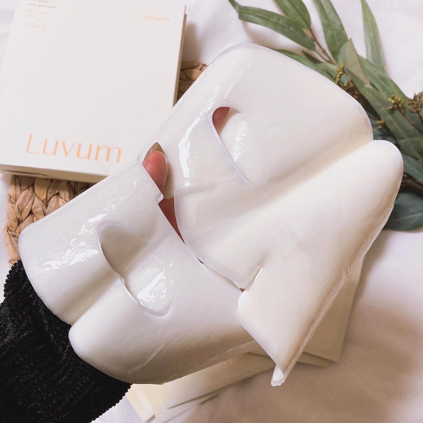 ラビューム アフターグロウ ゆずゲルマスク/Luvum/シートマスク・パックを使ったクチコミ（3枚目）