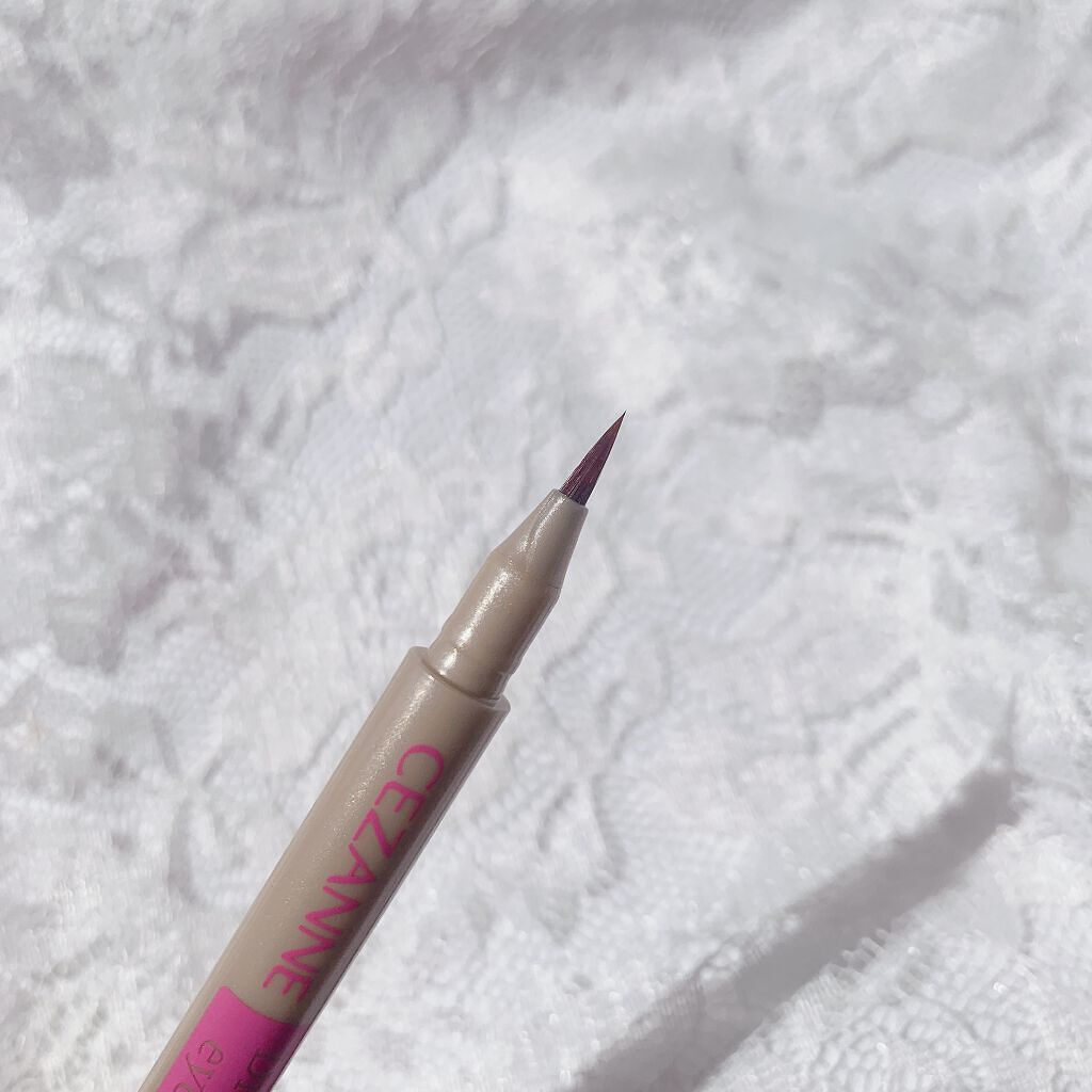 描くふたえアイライナー/CEZANNE/リキッドアイライナーを使ったクチコミ(3枚目)