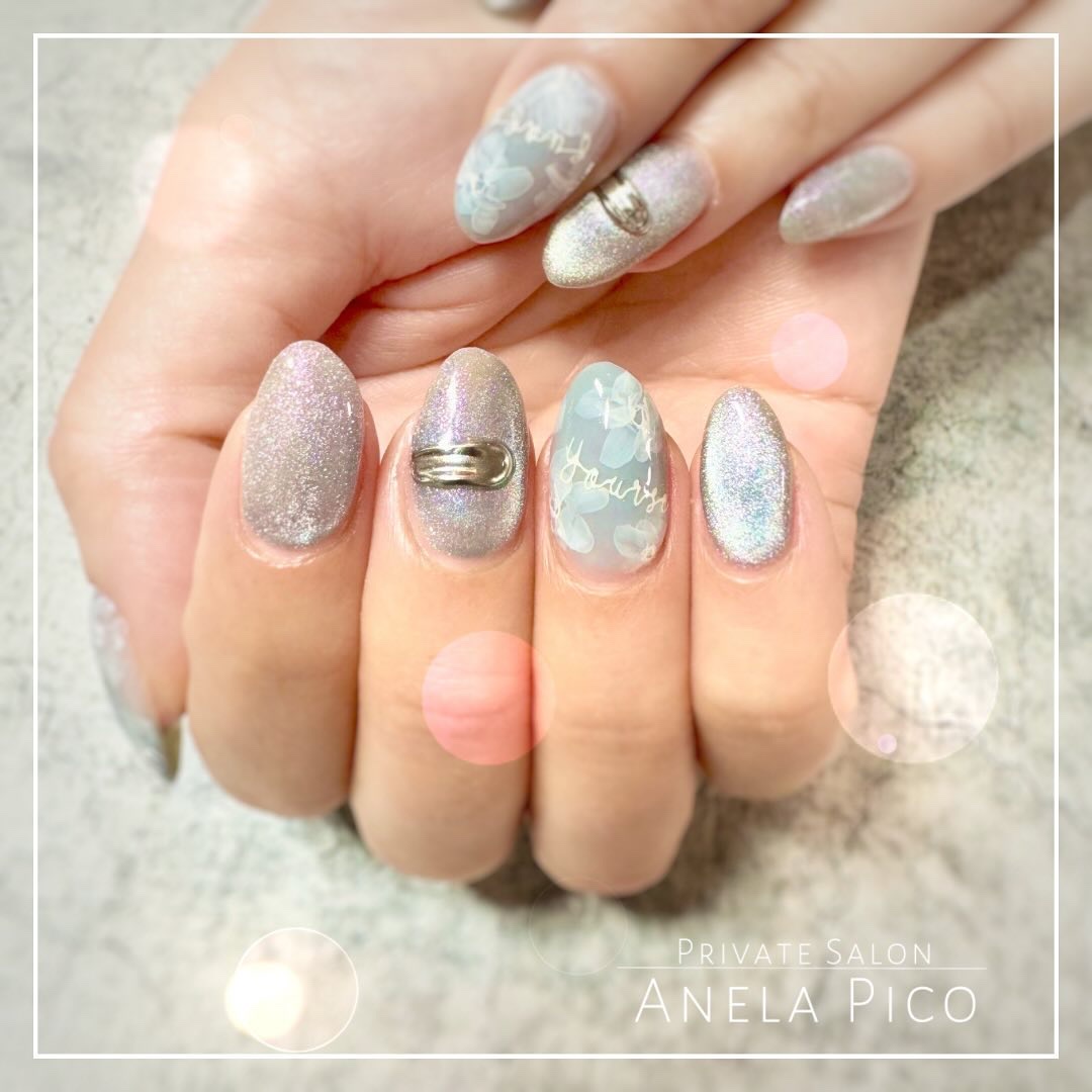 #フラワーネイル,#ネイル,#ジェルネイルのネイルデザイン