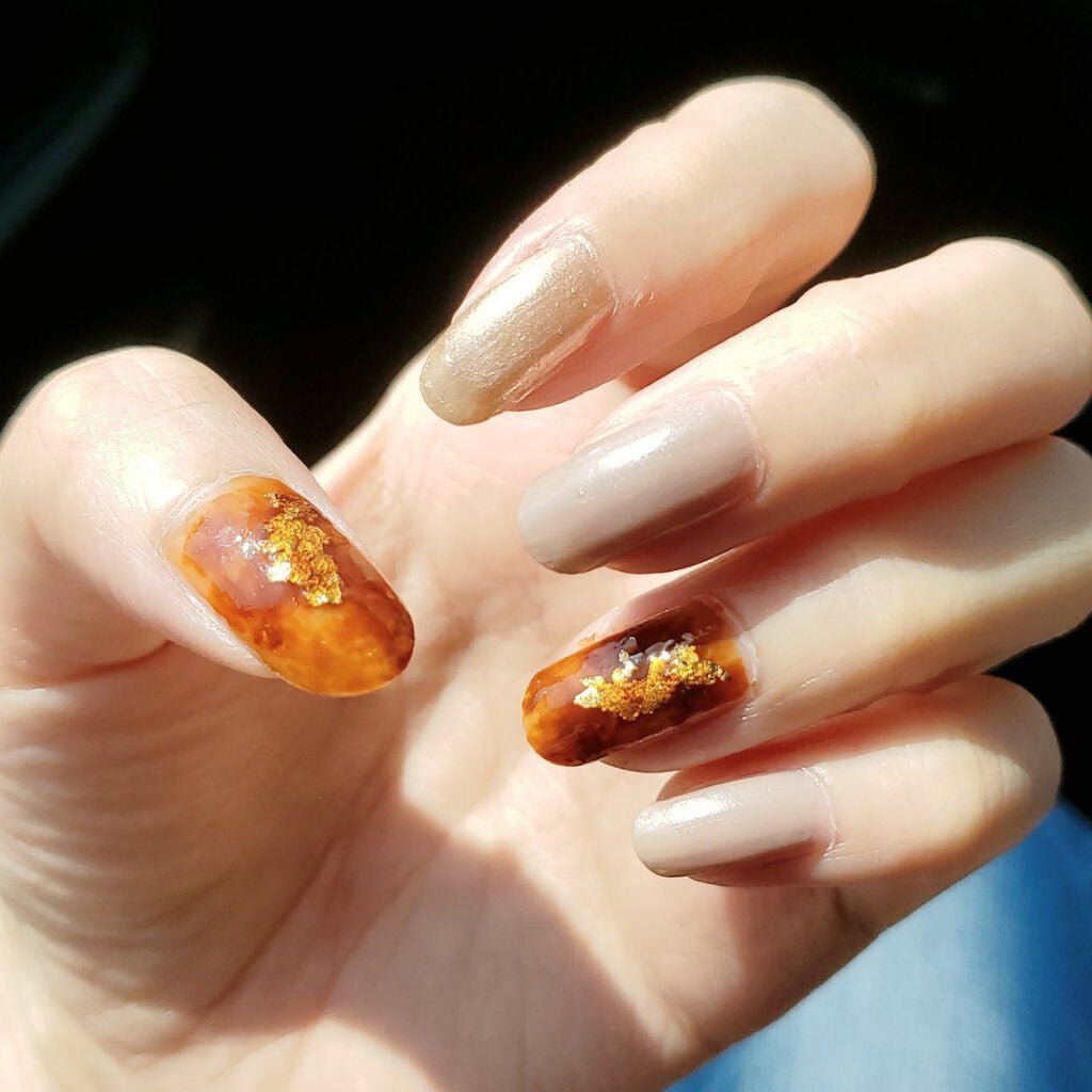 ムードペブルネイル/rom&nd/マニキュアを使ったクチコミ(4枚目)