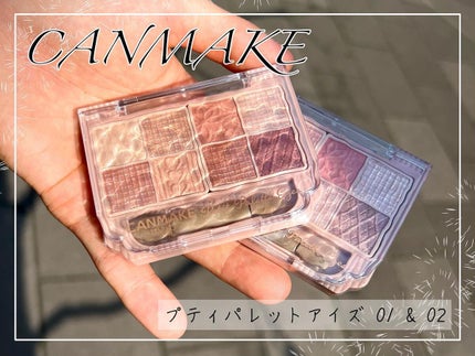 プティパレットアイズ/キャンメイク/パウダーアイシャドウを使ったクチコミ(1枚目)