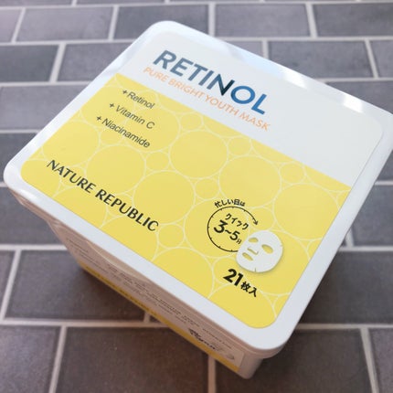 キューブマスク レチノール/ネイチャーリパブリック/シートマスク・パックを使ったクチコミ(1枚目)