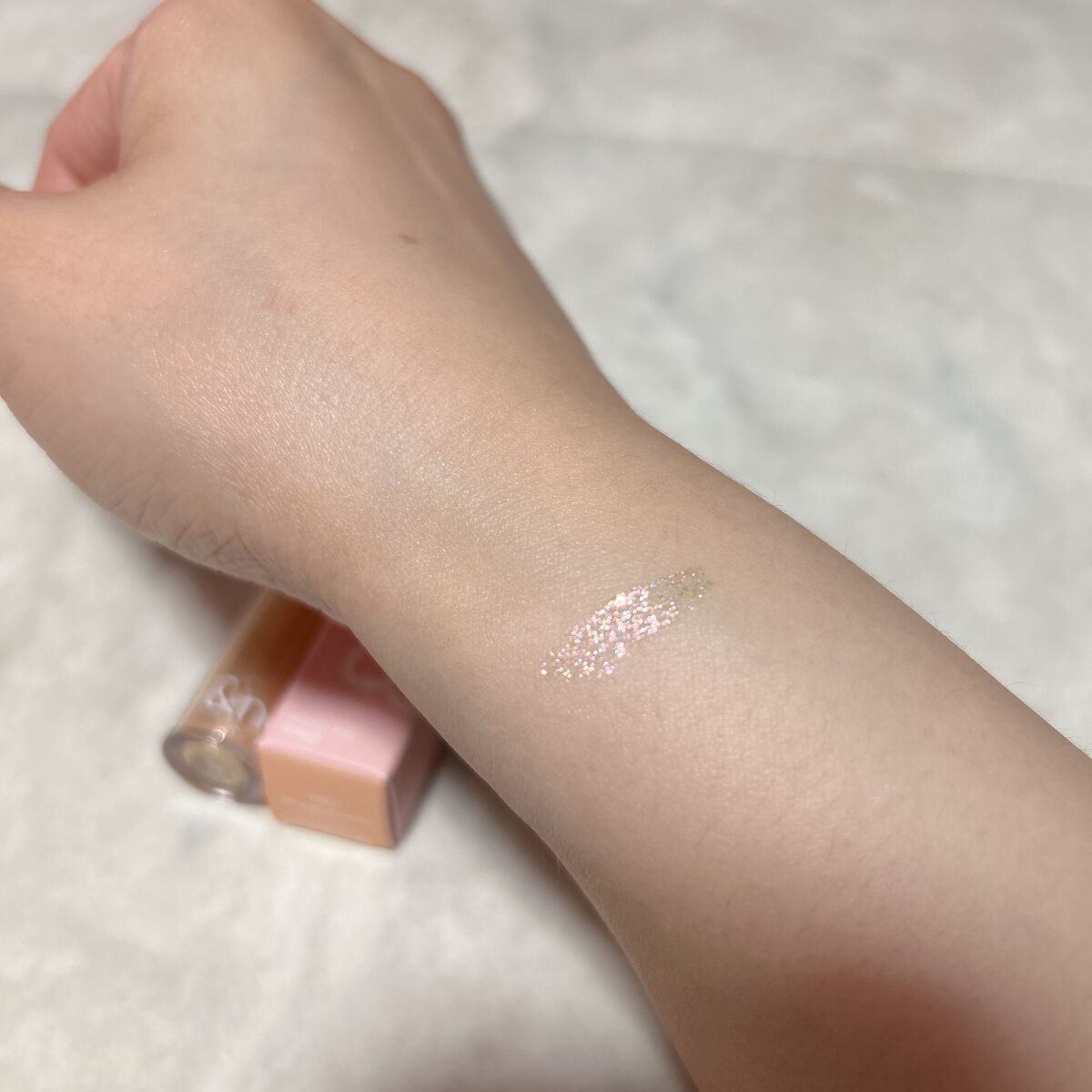 アンドバイロムアンド グラッシーアイグリッター/&nd by rom&nd/グリッターを使ったクチコミ(3枚目)