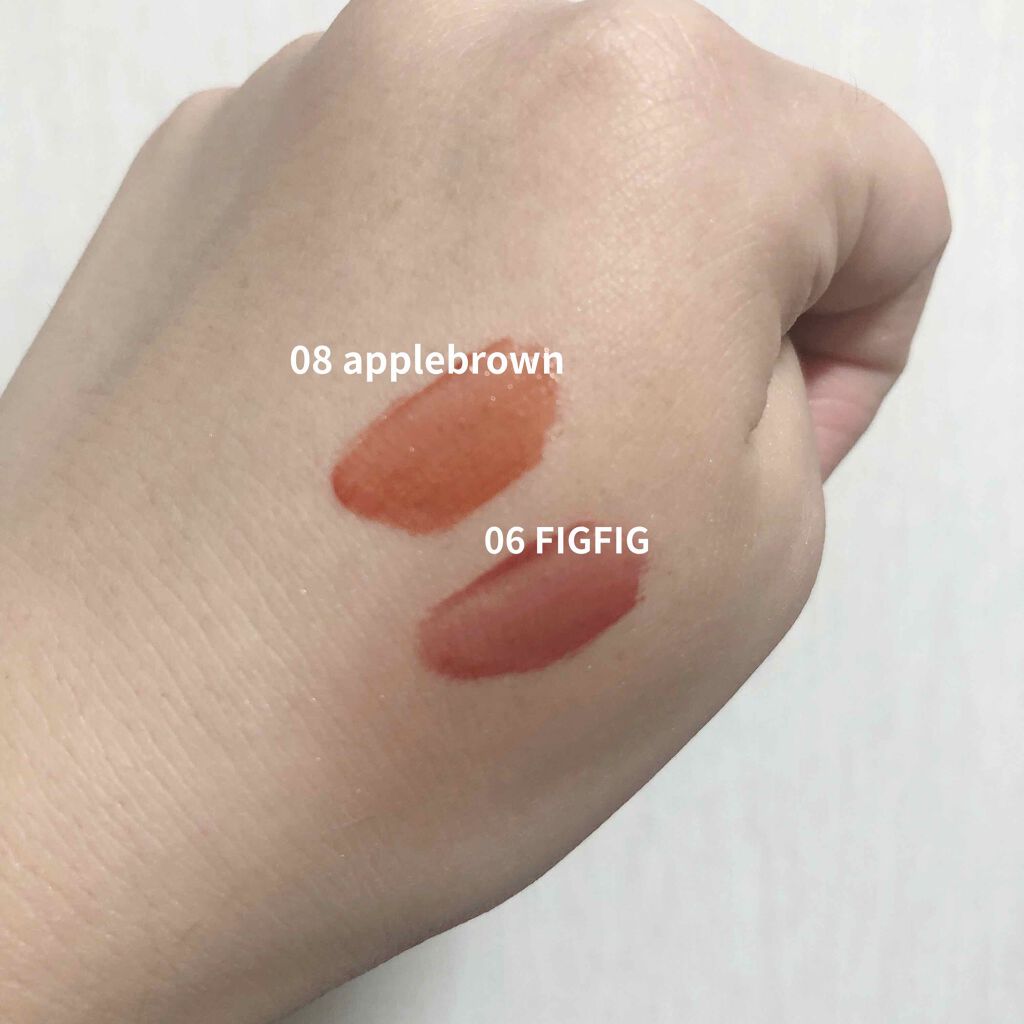 ジューシーラスティングティント/rom&nd/リップティントを使ったクチコミ(2枚目)