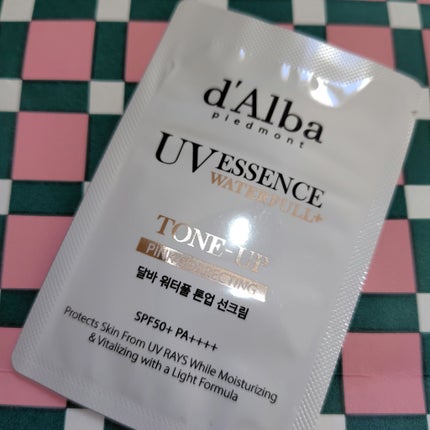 ウォータフルトーンアップサンクリーム/ダルバ/日焼け止めクリームを使ったクチコミ(1枚目)