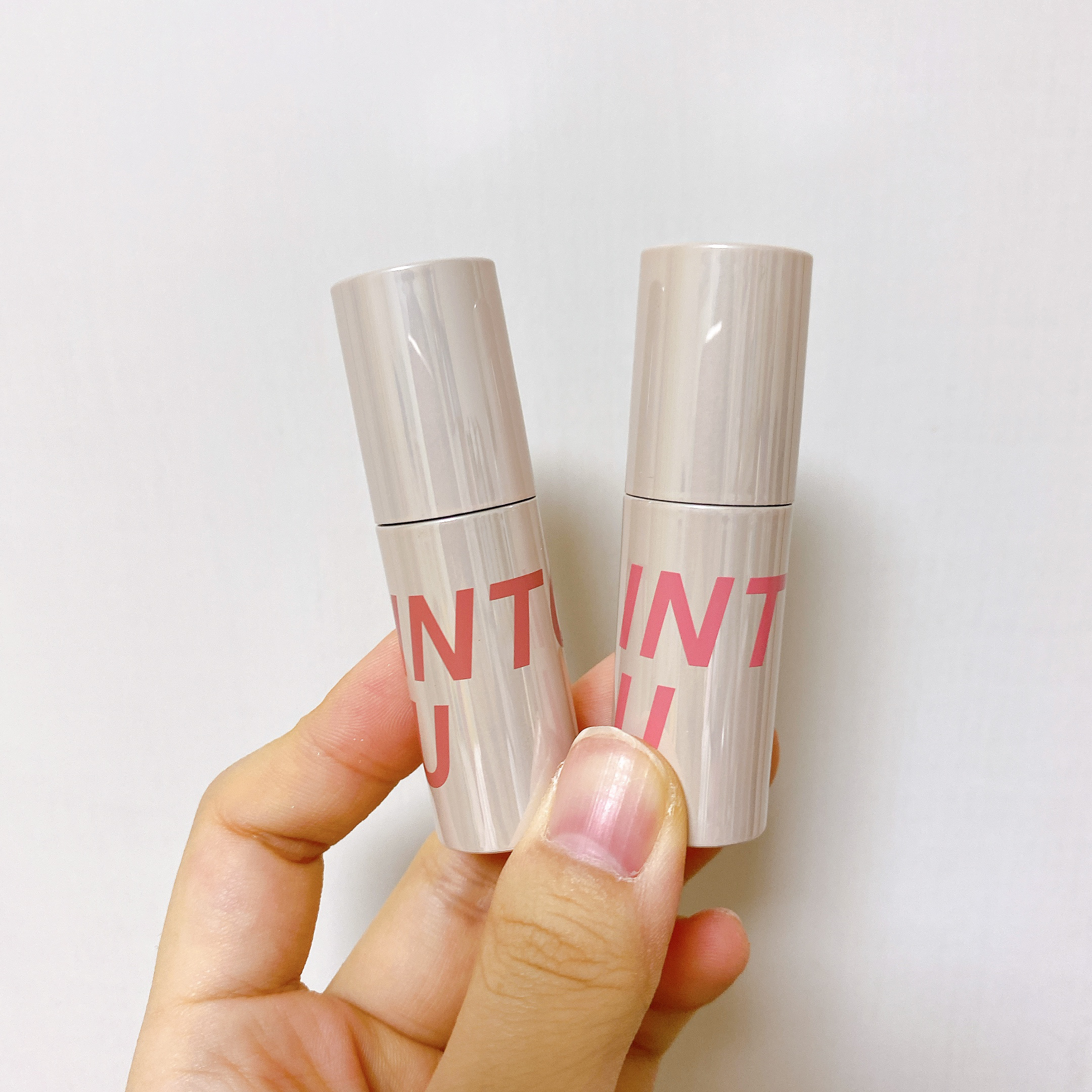 カスタマイズエアリーリップマッド/INTO U/口紅を使ったクチコミ（1枚目）