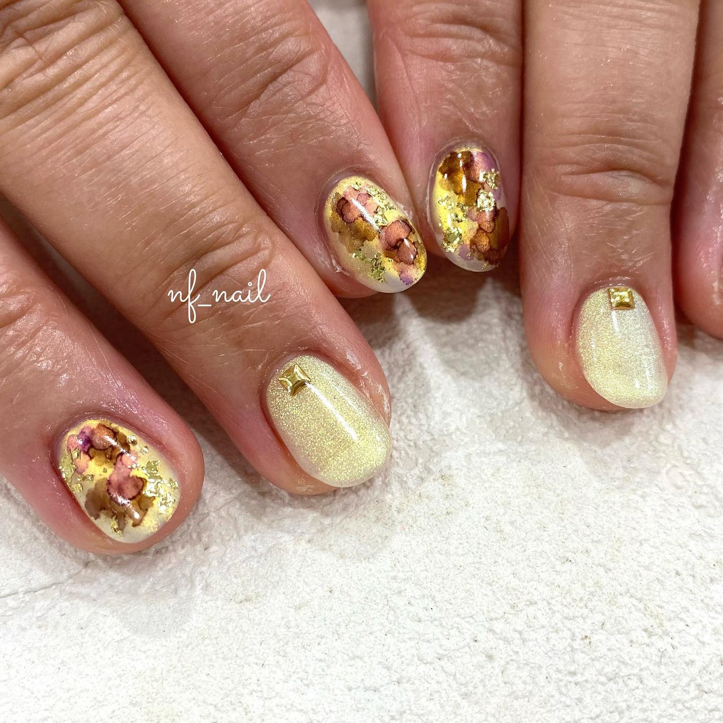 Natsumi◎nailist on LIPS 「art.インクアート🖼.#ネイル#ネイルデザイン#ネイルア..」(1枚目)