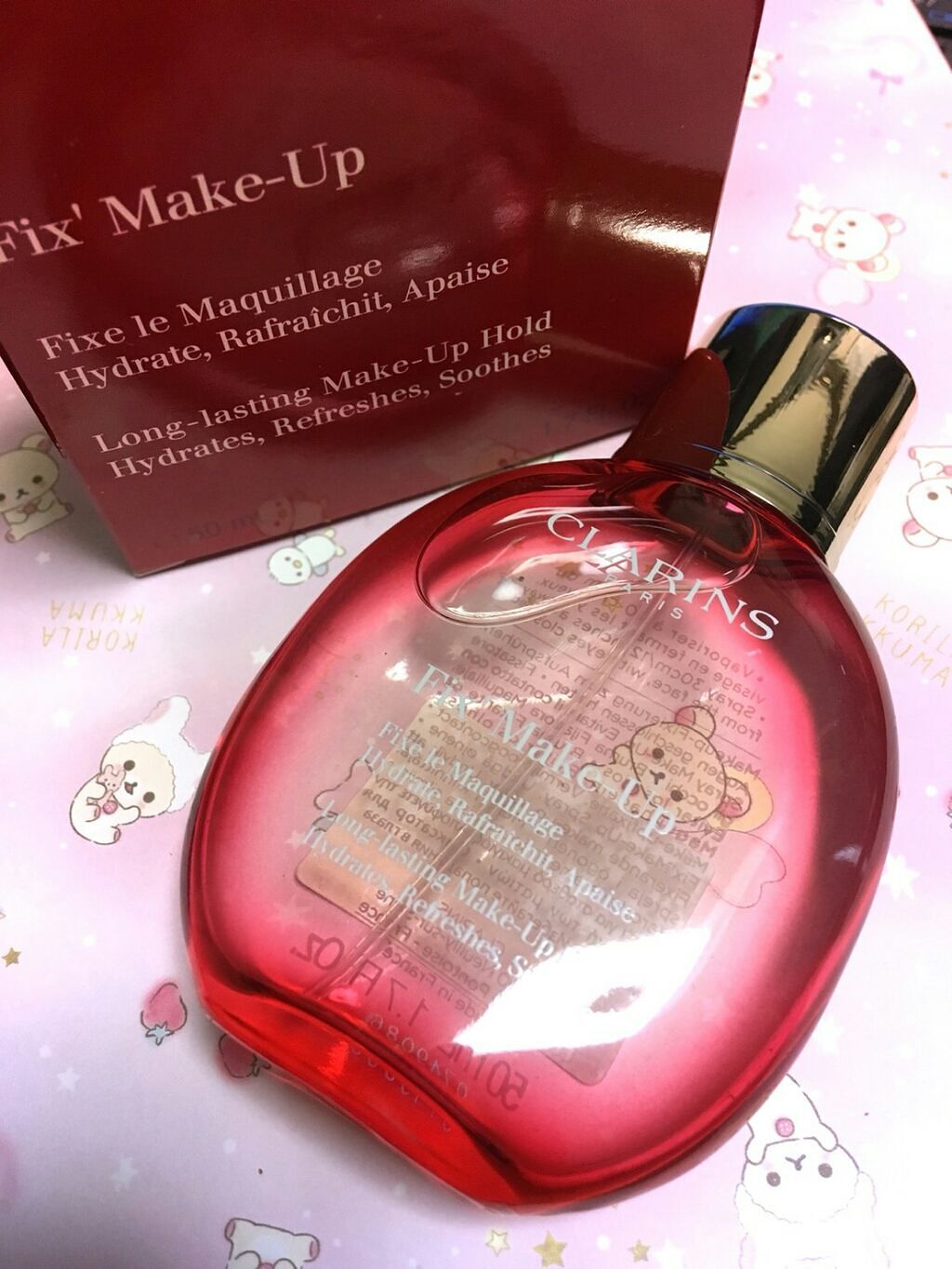 フィックス メイクアップ/CLARINS/ミスト状化粧水を使ったクチコミ(1枚目)