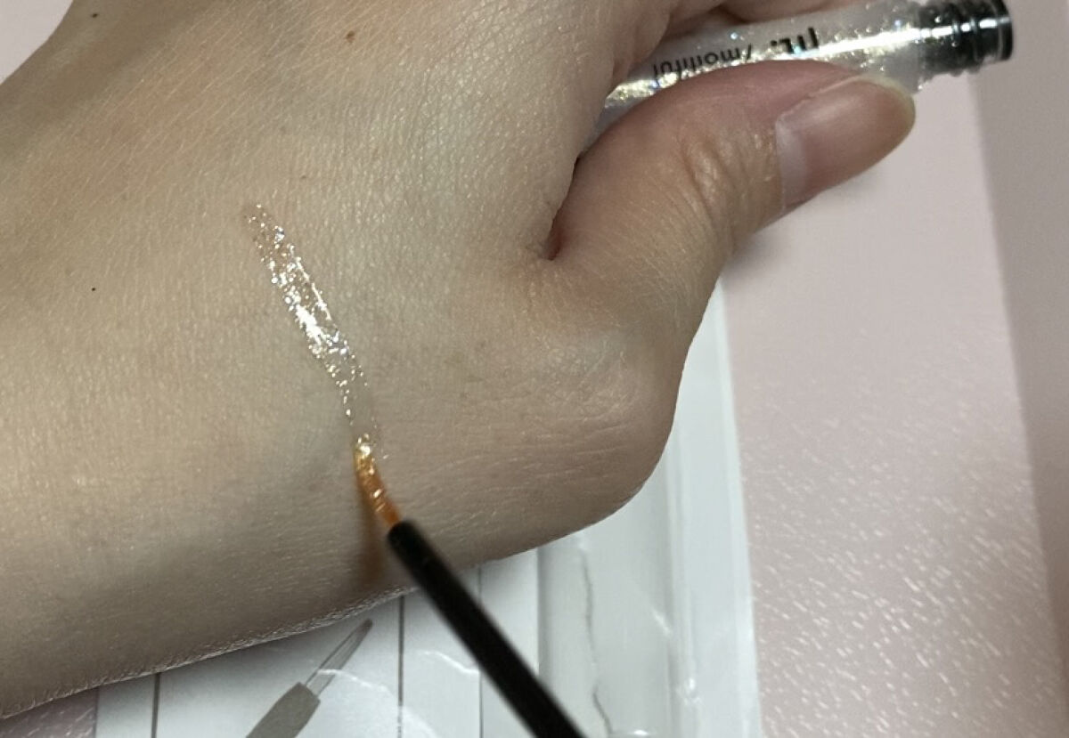 グリッターライナー(MFLリキッドアイシャドウ)/DAISO/ジェルアイライナーを使ったクチコミ（2枚目）