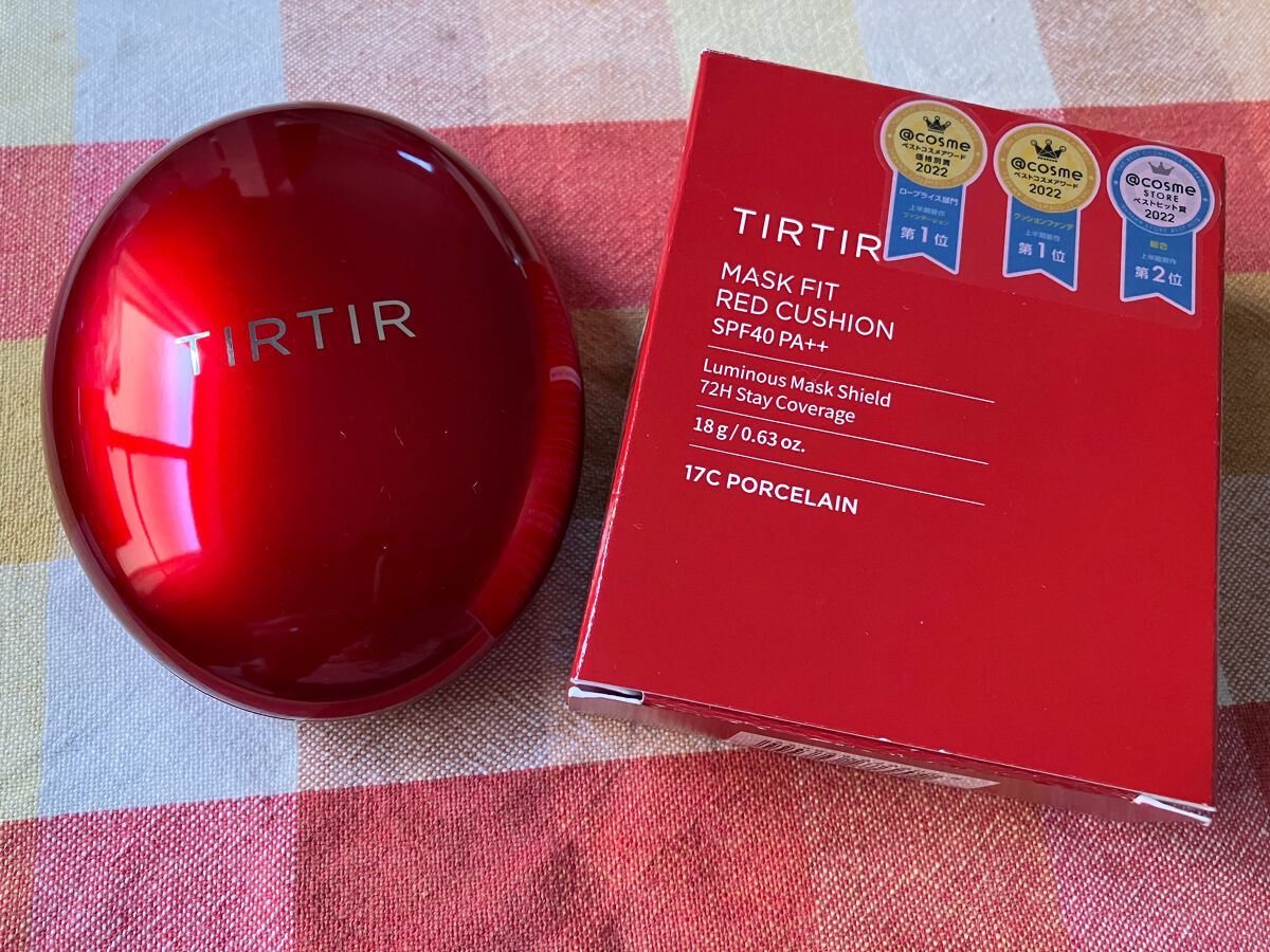 マスク フィット レッド クッション/TIRTIR(ティルティル)/クッションファンデーションを使ったクチコミ(2枚目)