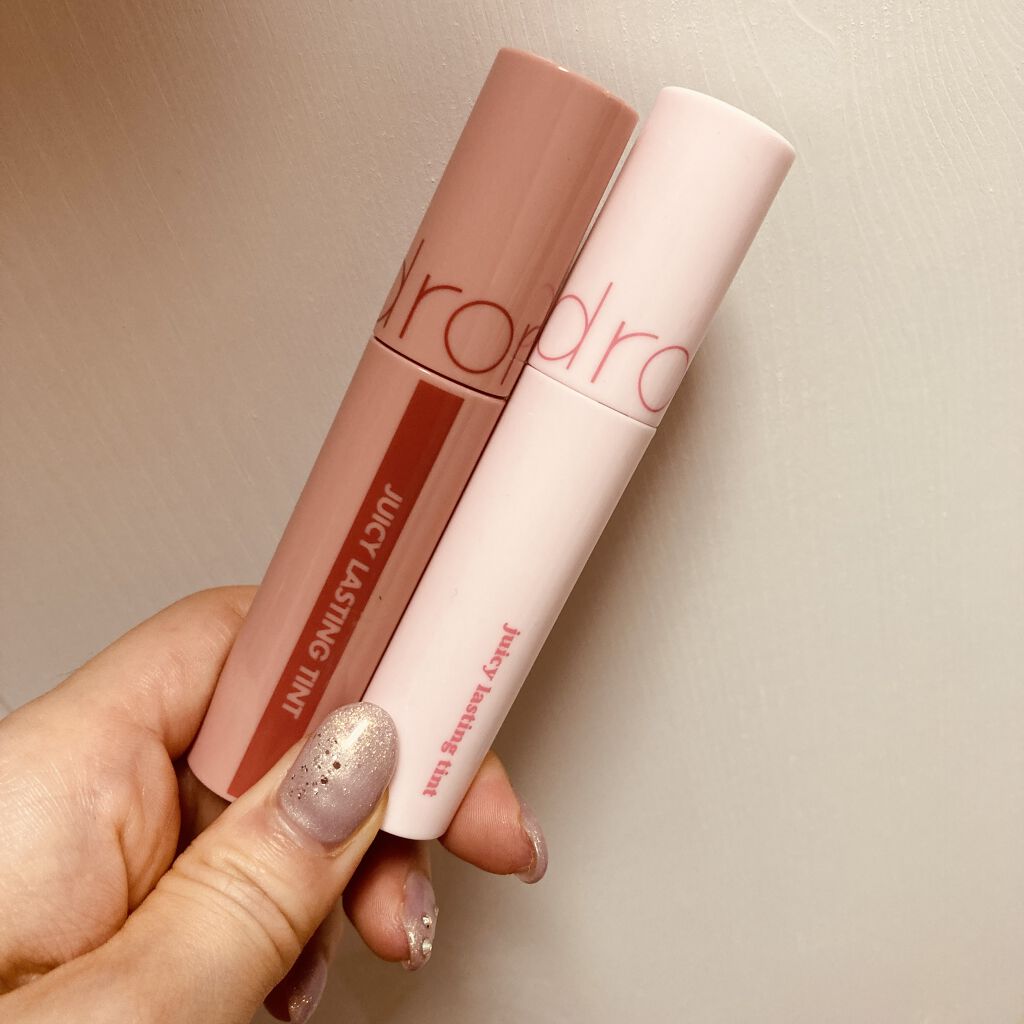 ジューシーラスティングティント/rom&nd/リップティントを使ったクチコミ（1枚目）