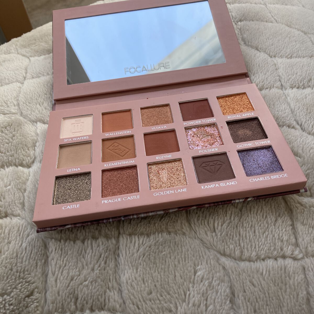 GO TRAVEL 15色アイシャドウパレット/FOCALLURE/アイシャドウパレットを使ったクチコミ（1枚目）