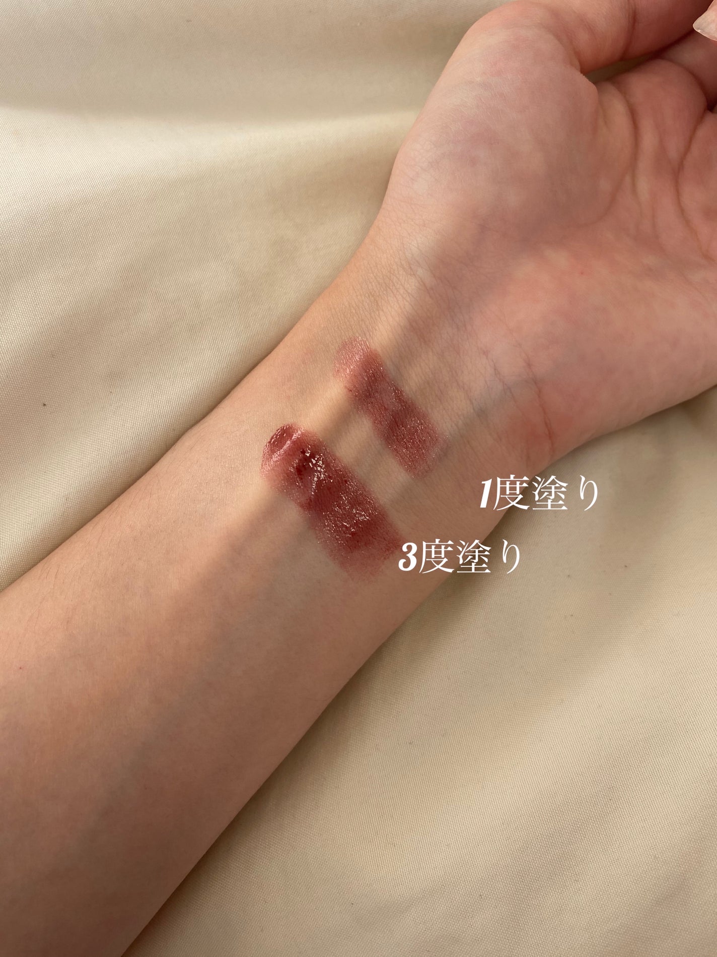 モイスチャー リッチ リップスティック/SUQQU/口紅を使ったクチコミ(3枚目)