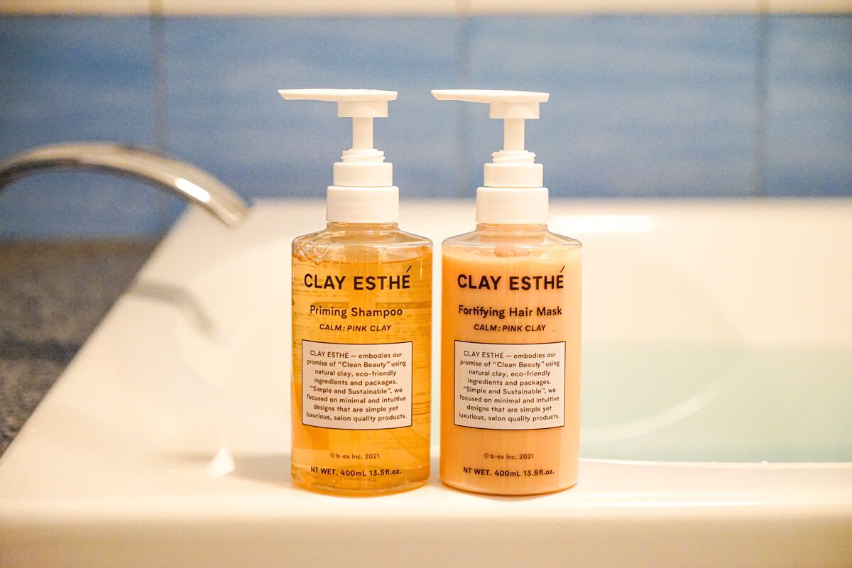 プライミングシャンプー/フォーティファイングヘアマスク ピンククレイ/クレイエステ/サロンシャンプーを使ったクチコミ（3枚目）