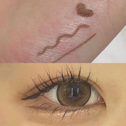 UR GLAM GEL EYELINER/U R GLAM/ジェルアイライナーを使ったクチコミ(3枚目)
