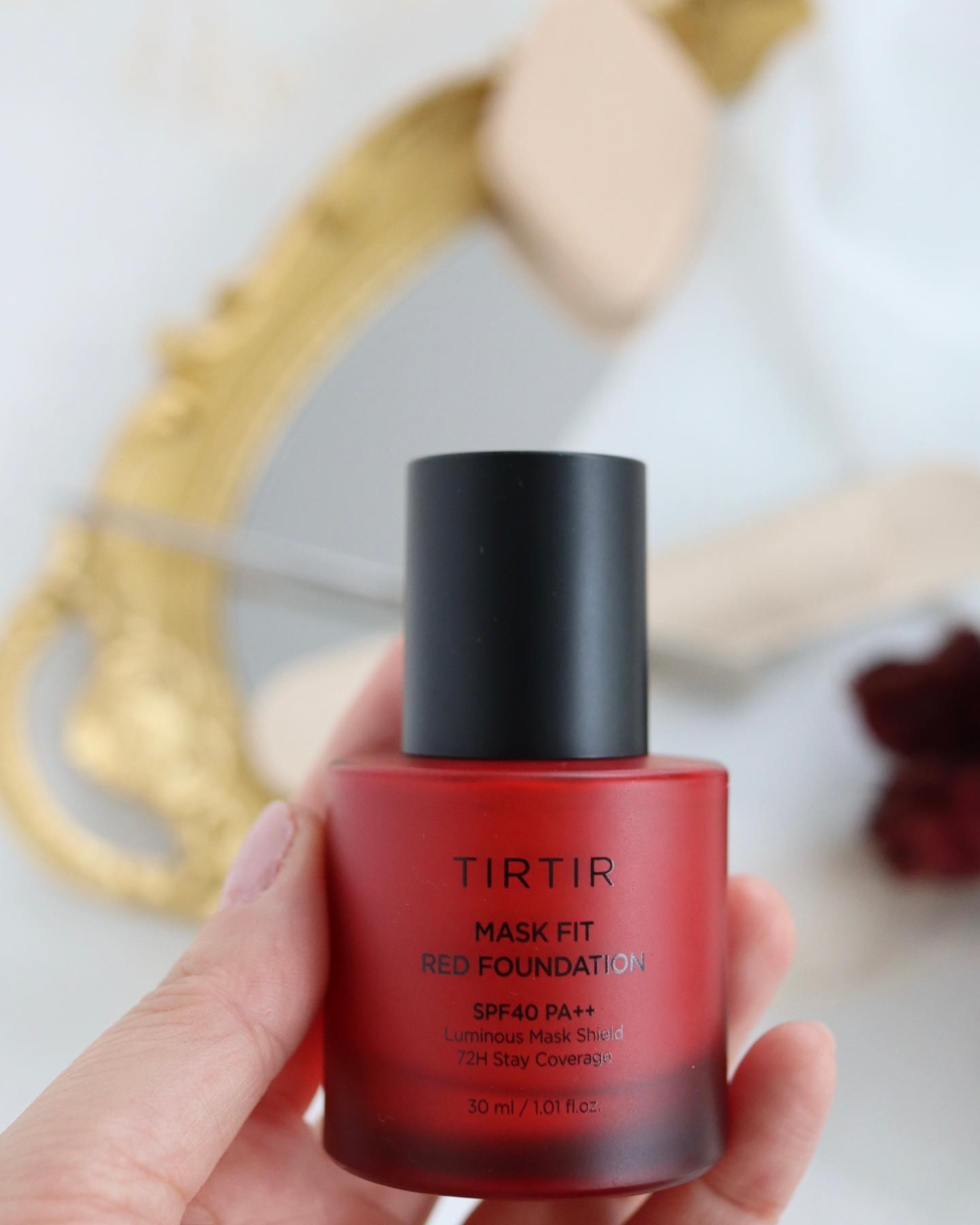 マスクフィットレッドファンデーション 21N アイボリー(IVORY)/TIRTIR(ティルティル)/リキッドファンデーションを使ったクチコミ（2枚目）