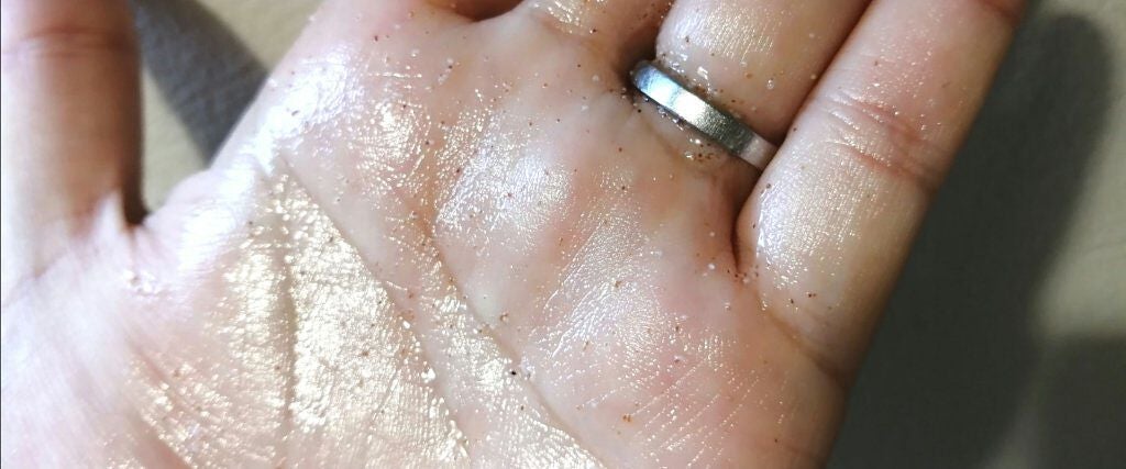 RITICA ボディフィットスクラブ コーラル/ロゼット/ボディスクラブを使ったクチコミ(4枚目)