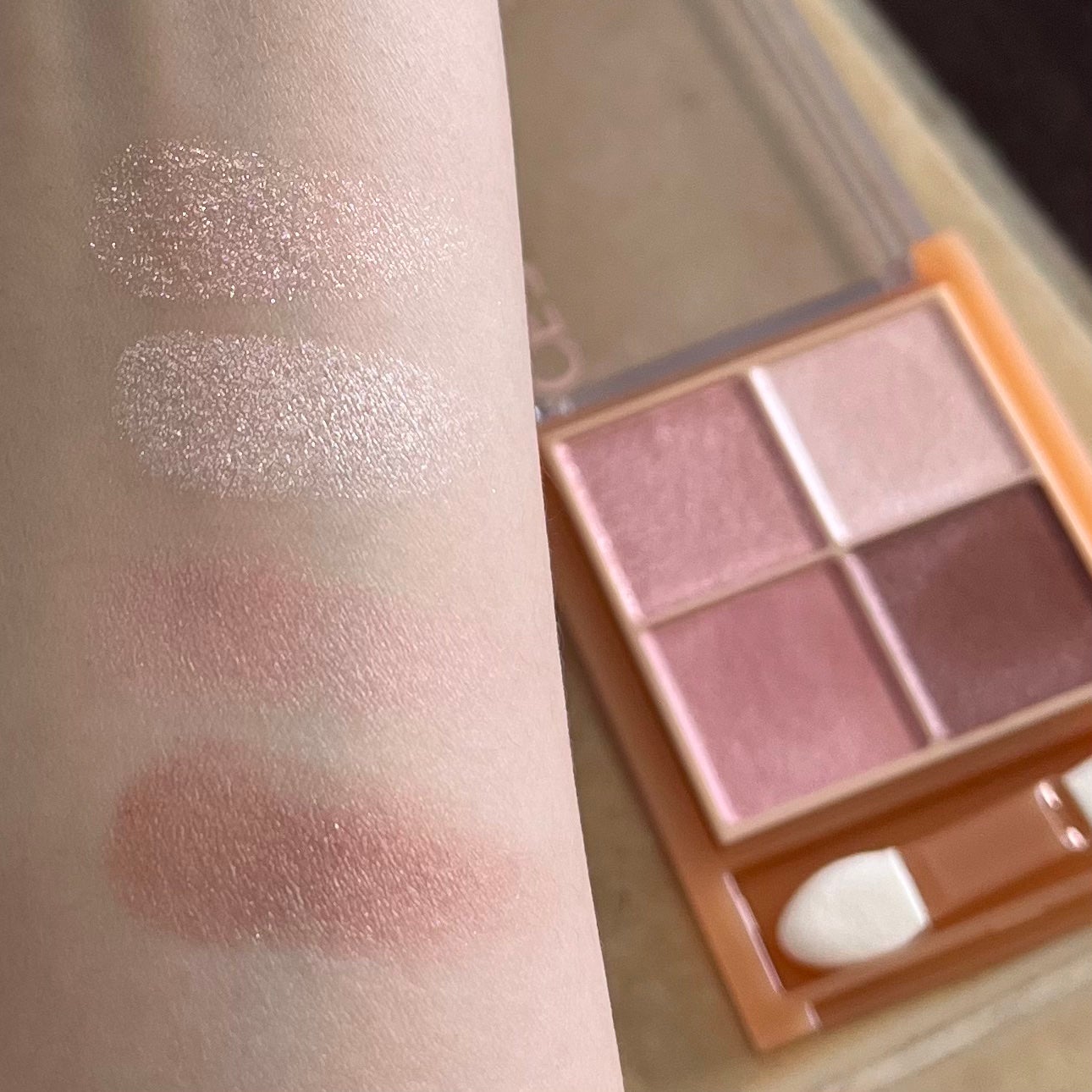 ベージュトーンアイシャドウ/CEZANNE/アイシャドウパレットを使ったクチコミ(3枚目)