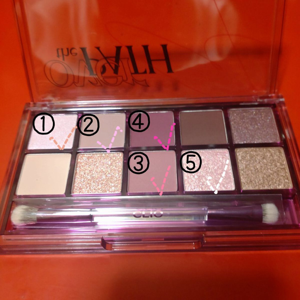 プロ アイ パレット/CLIO/アイシャドウパレットを使ったクチコミ（2枚目）