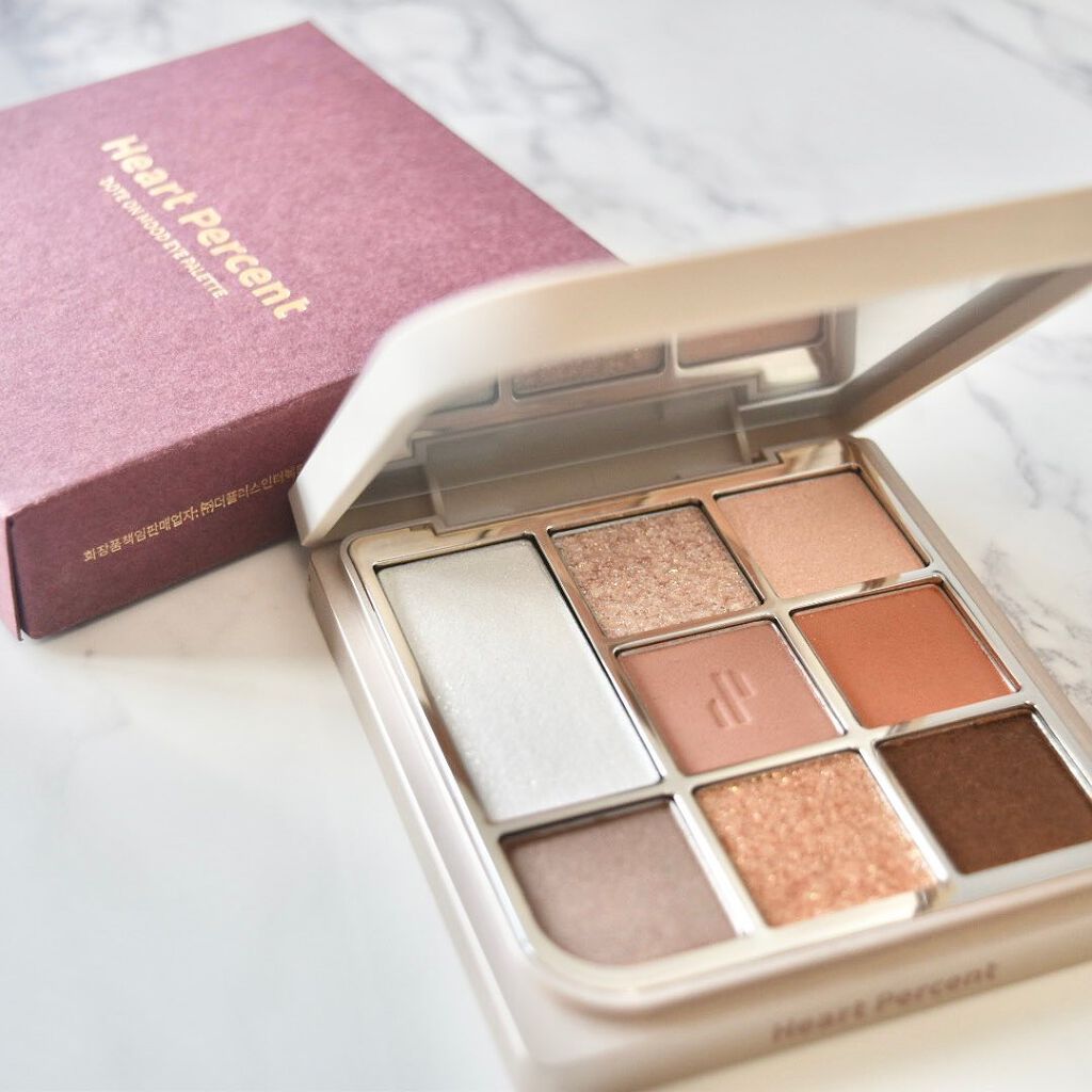 ドットオンムードアイパレット/Heart Percent/アイシャドウパレットを使ったクチコミ(9枚目)