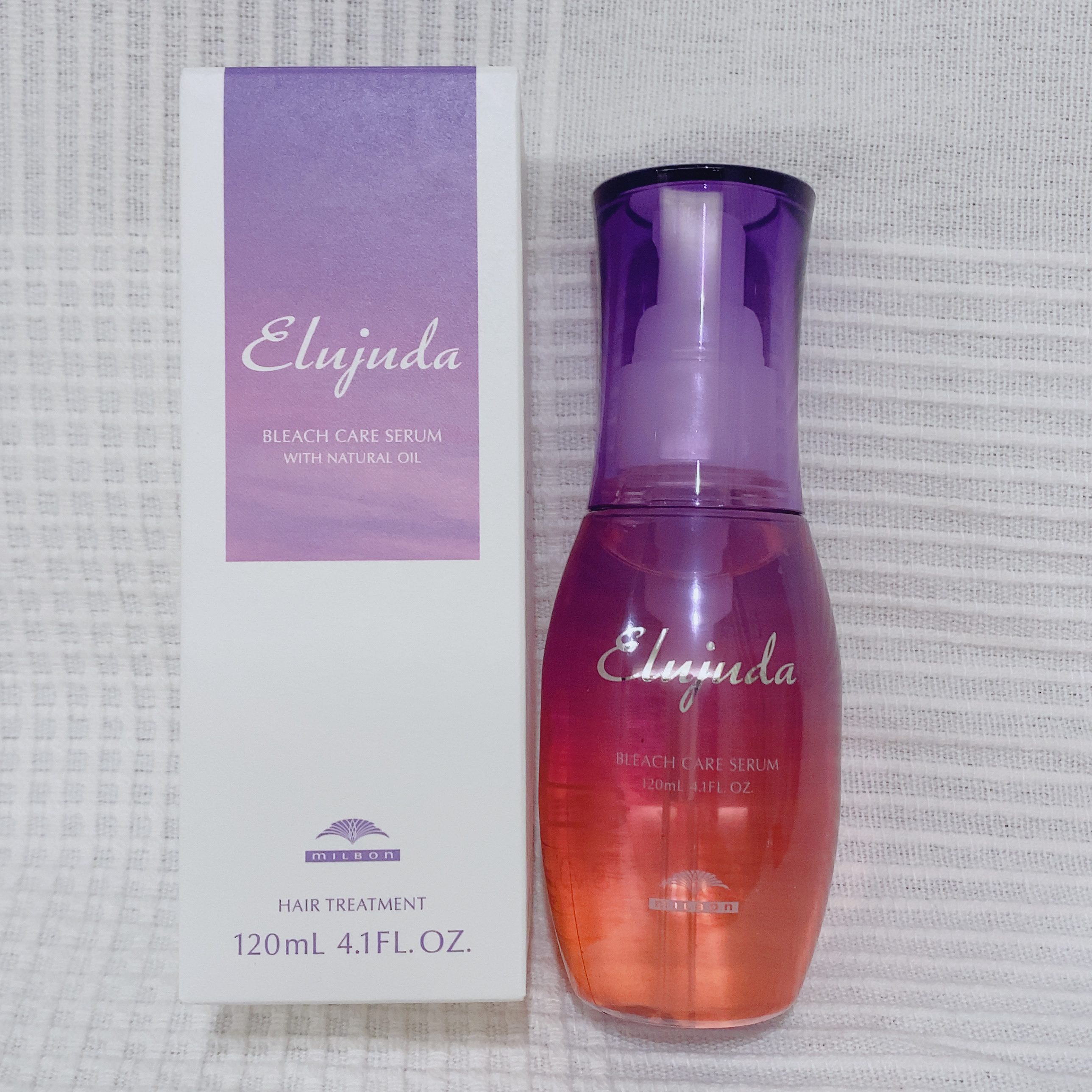 エルジューダブリーチケアセラム/ミルボン/ヘアオイルを使ったクチコミ（1枚目）