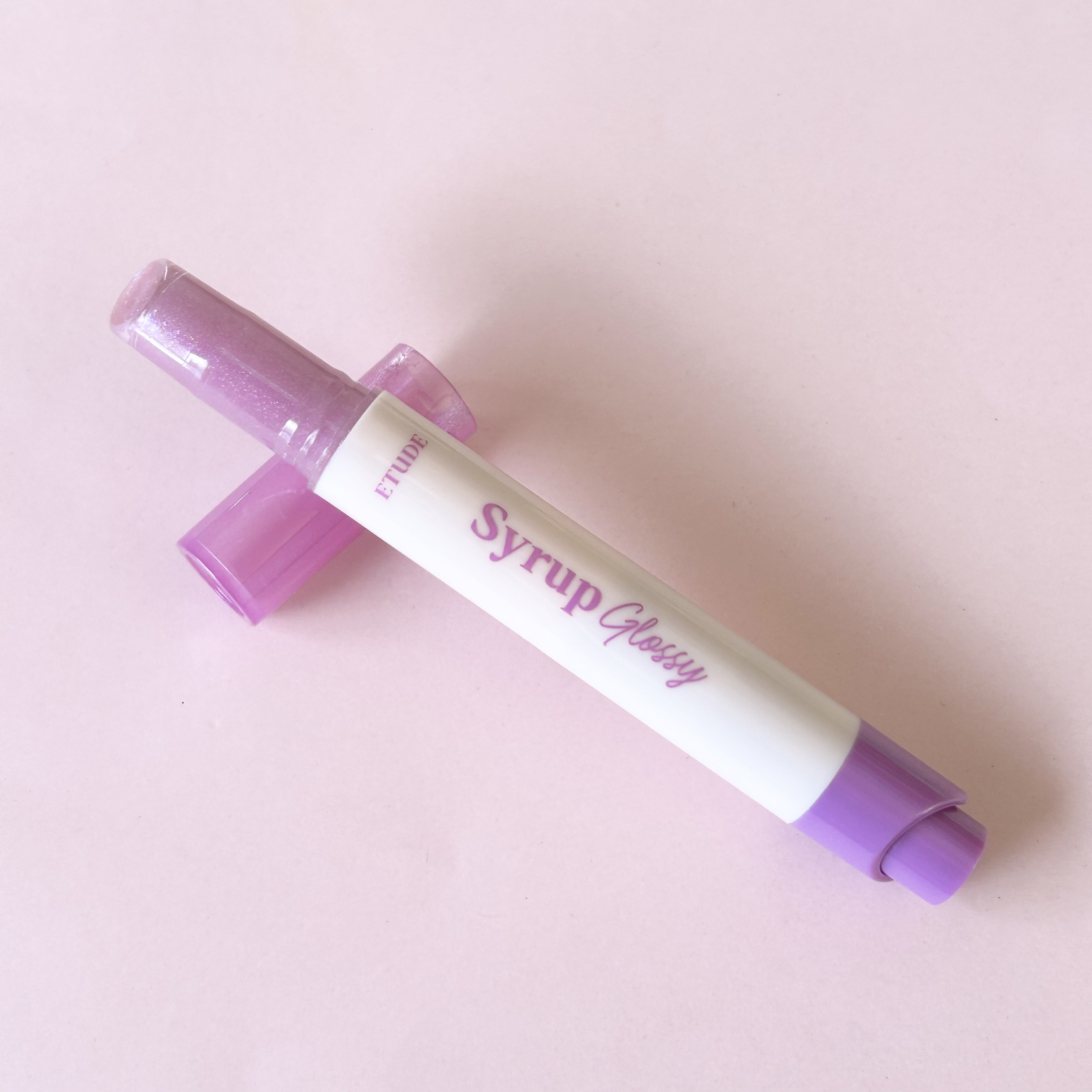 シロップグロッシーバーム ライラックシャワー/ETUDE/リップグロスを使ったクチコミ（2枚目）