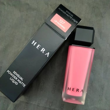 センシュアルパウダーマットリキッド 127 LIP MORNING/HERA/口紅を使ったクチコミ（1枚目）