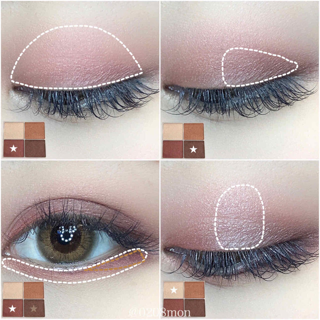 シルキースフレアイズ/キャンメイク/アイシャドウパレットを使ったクチコミ（2枚目）