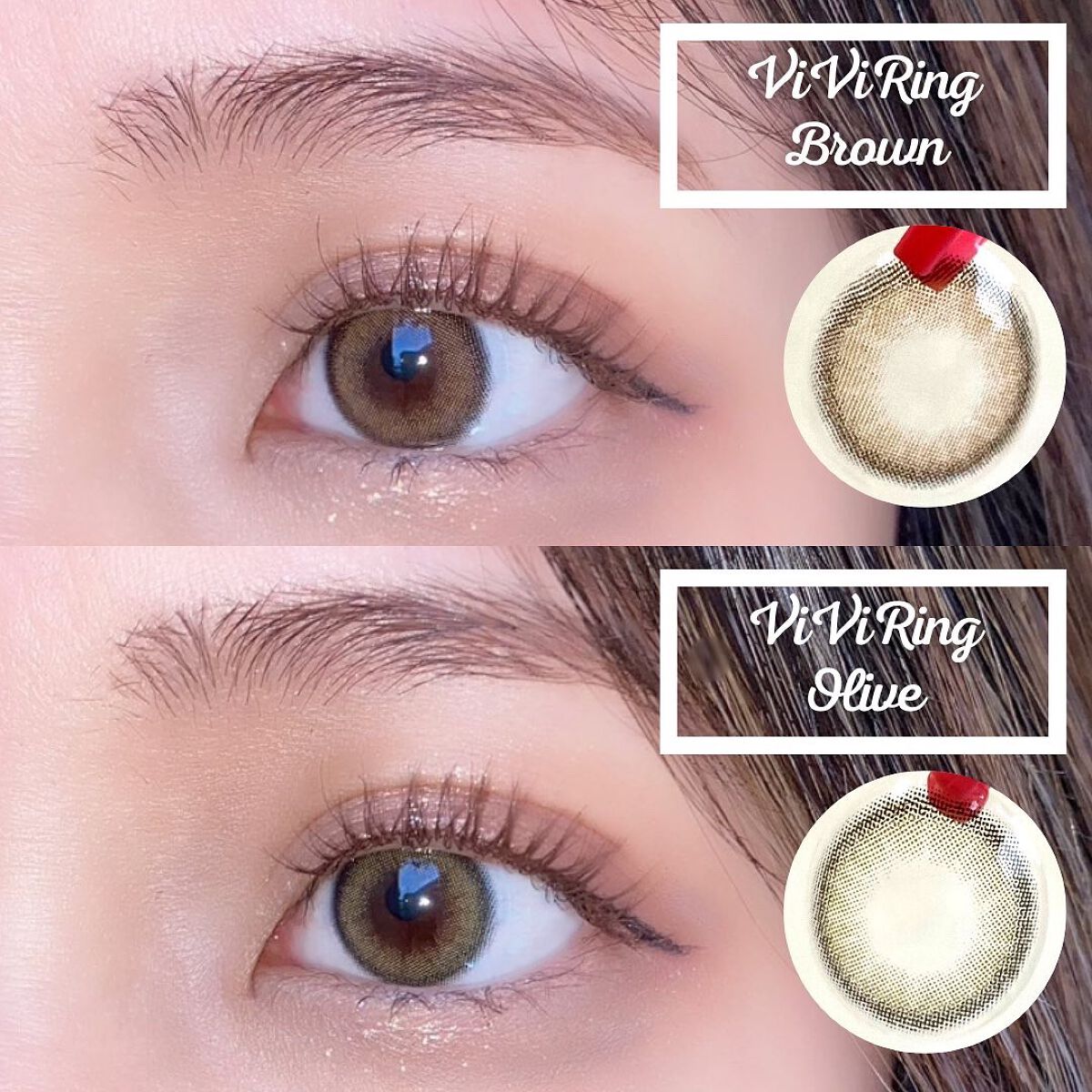 ViVi Ring 1Month/OLENS/カラーコンタクトレンズを使ったクチコミ(2枚目)