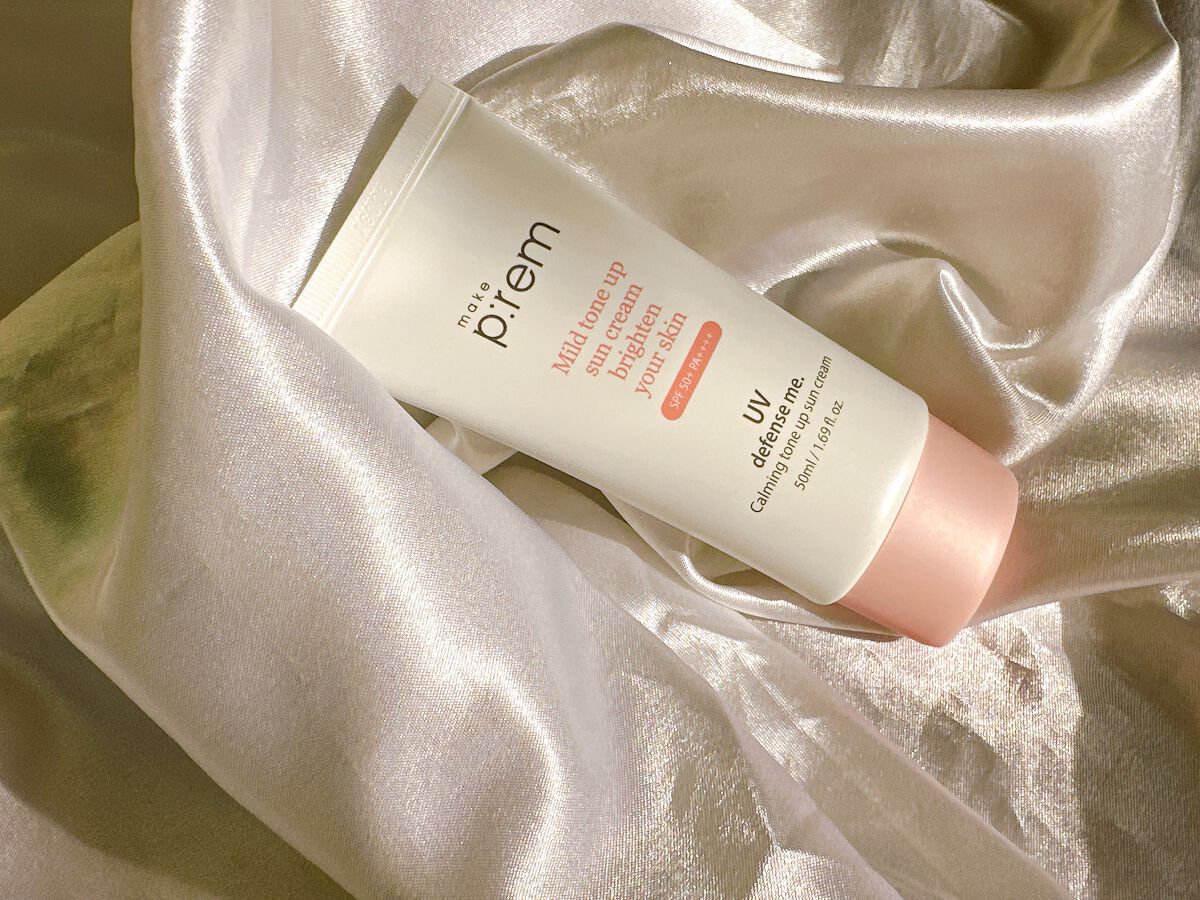 UVディフェンスミー カーミングトーンアップサンクリーム/make prem/日焼け止めクリームを使ったクチコミ（3枚目）