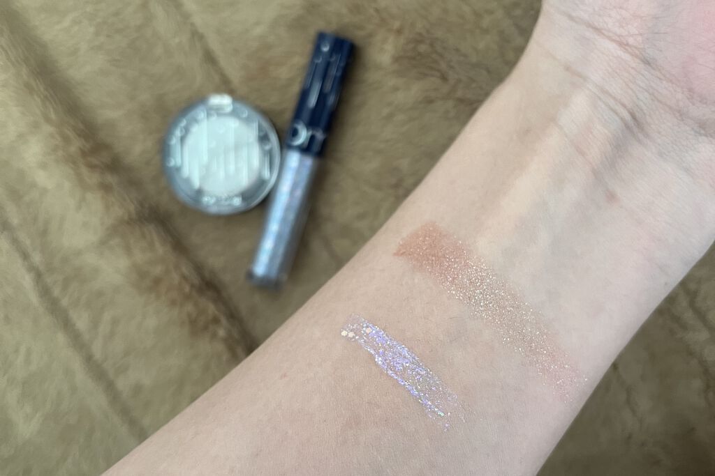 グリッター シャドウ カラー/rom&nd/グリッターを使ったクチコミ（2枚目）