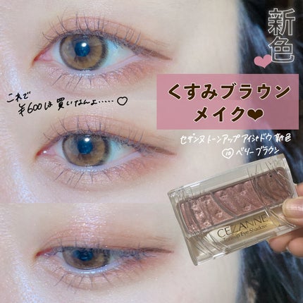 トーンアップアイシャドウ/CEZANNE/アイシャドウパレットを使ったクチコミ(1枚目)