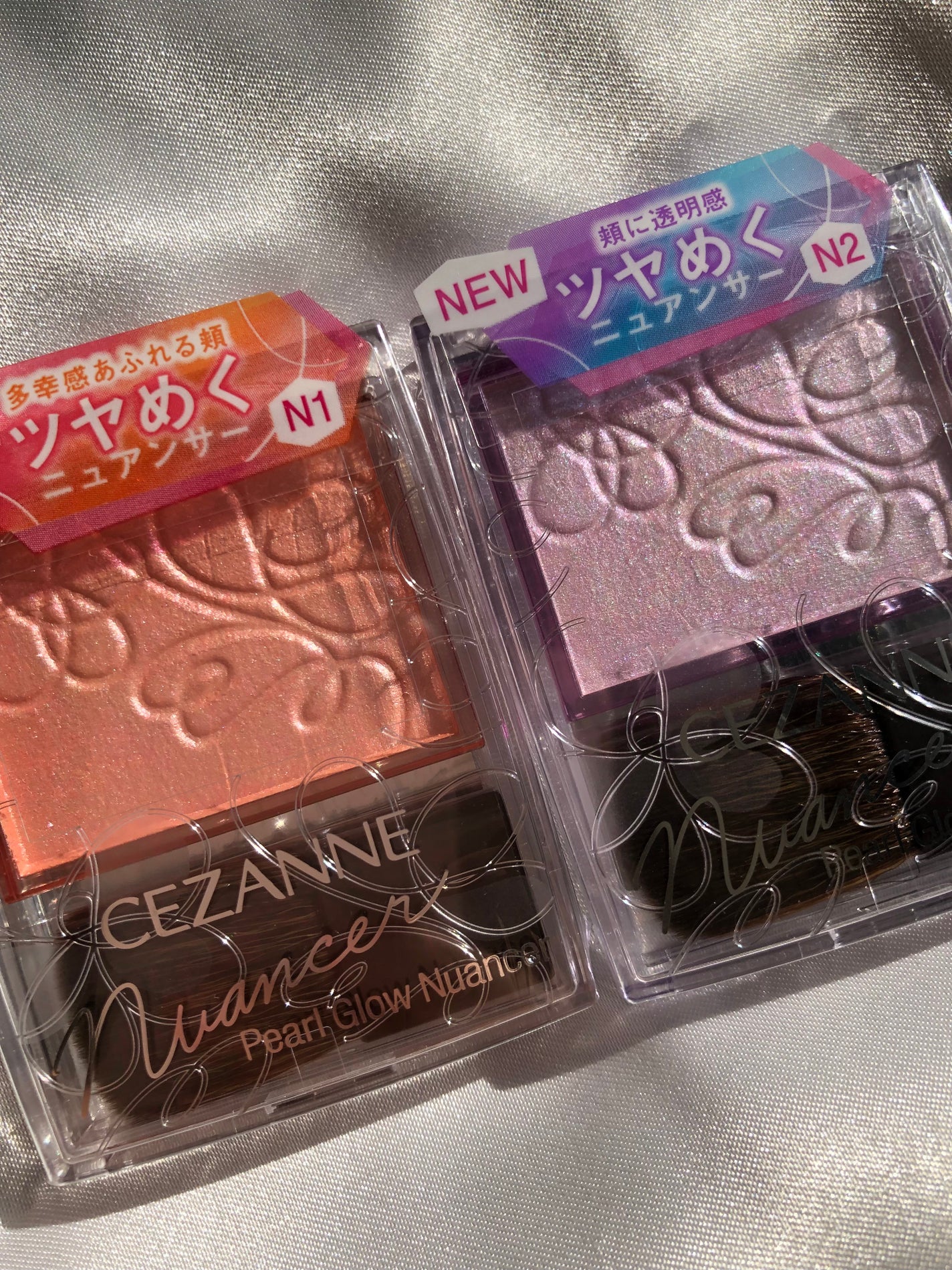 パールグロウニュアンサー/CEZANNE/パウダーハイライトを使ったクチコミ(1枚目)