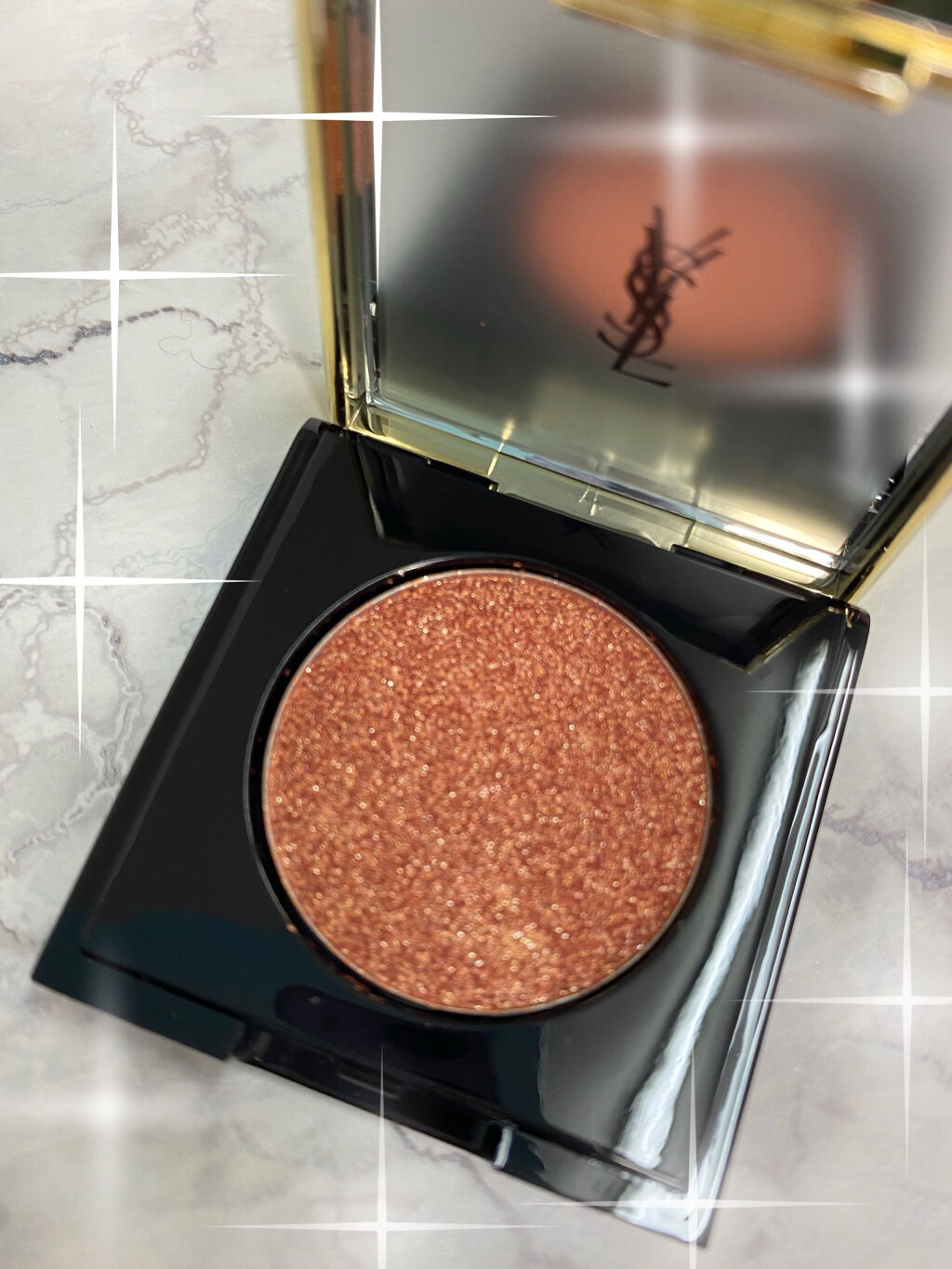 シークインクラッシュ 6 コンフィデント ヌード/YVES SAINT LAURENT BEAUTE/単色アイシャドウを使ったクチコミ（2枚目）