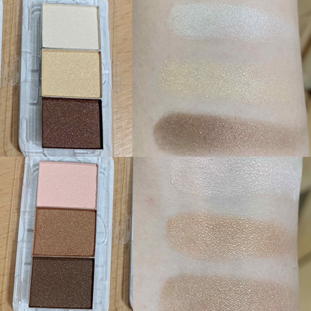 MCスリムアイシャドウ/3COINS/アイシャドウパレットを使ったクチコミ（2枚目）