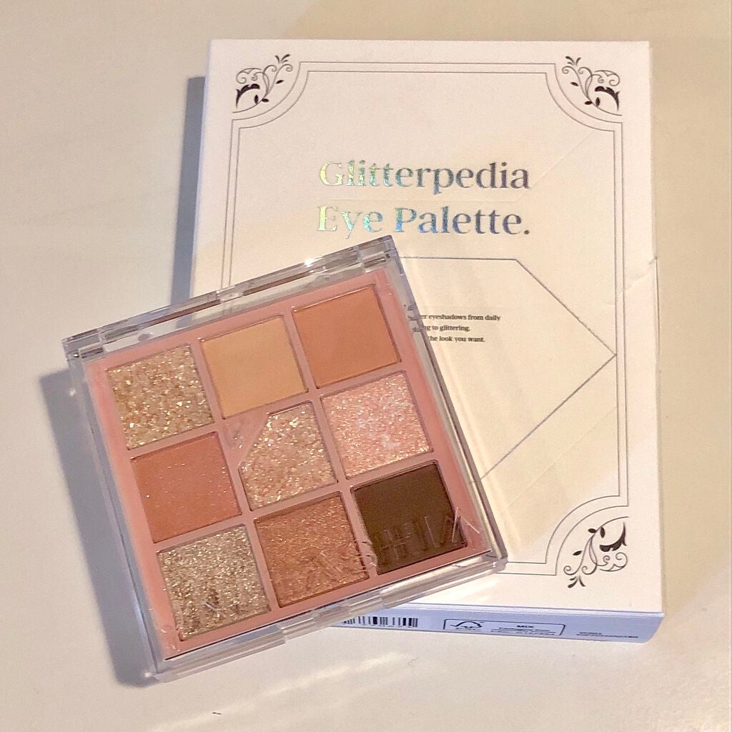 グリッターペディアアイパレット/unleashia/アイシャドウパレットを使ったクチコミ(1枚目)